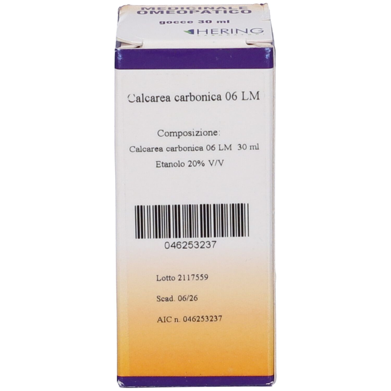 HERING Calcarea Carbonica Orale Gtt 06 Lm 30 Ml