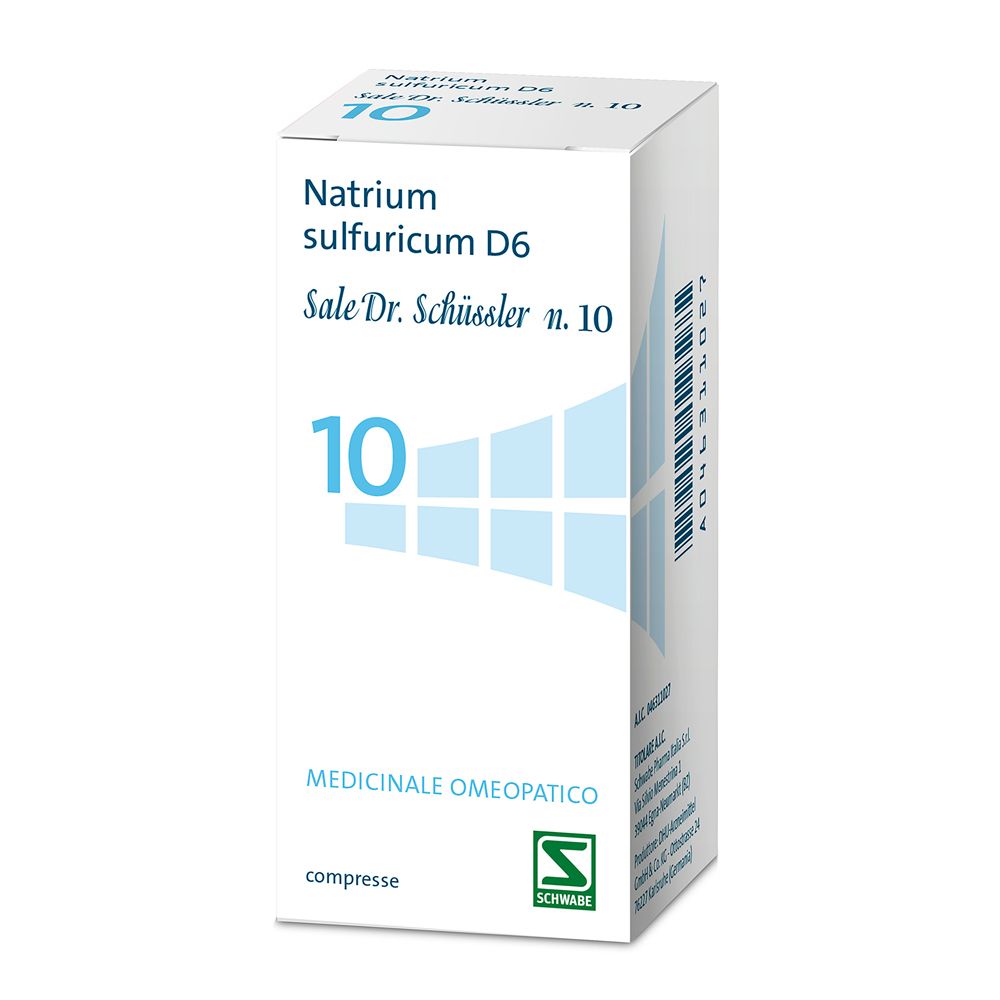 Natrium Sulfuricum D6 Sale Dr.Schussler N.10 D6 200 Cpr Flacone