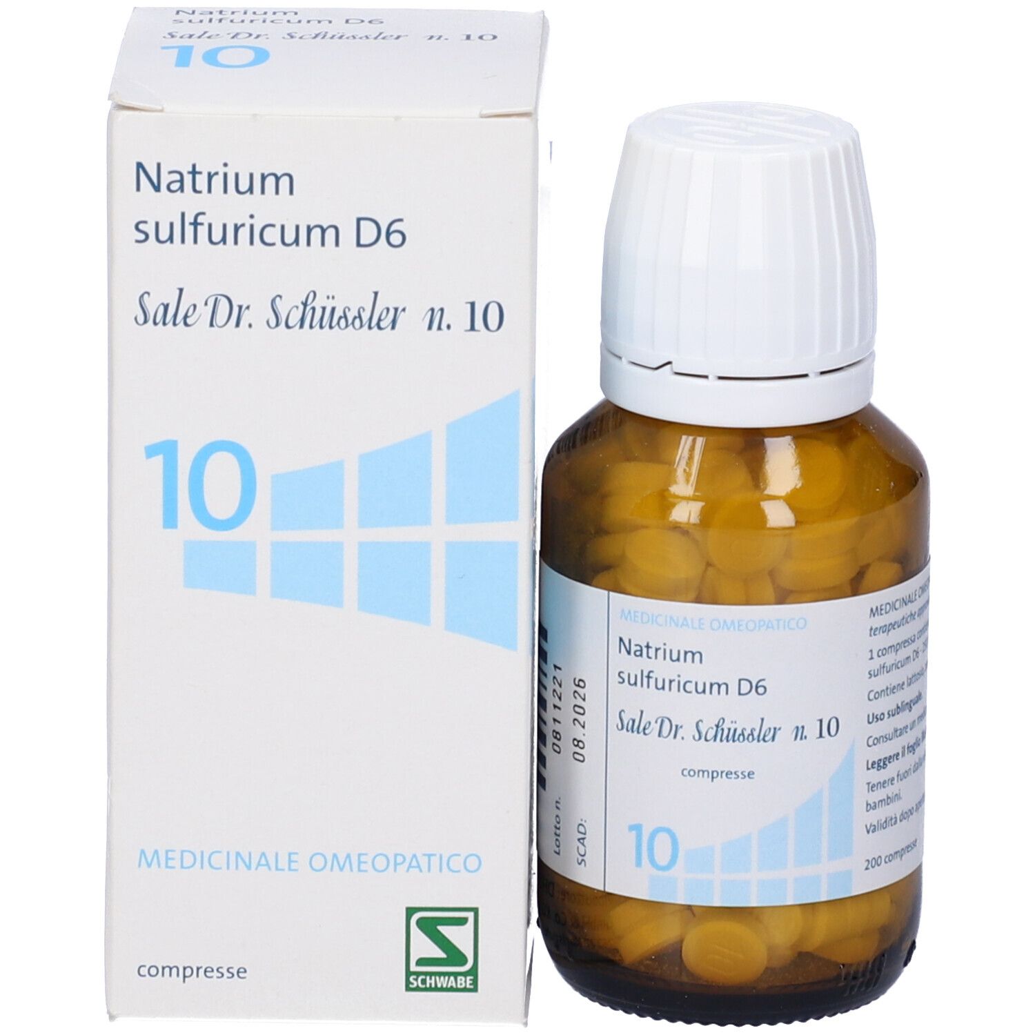 Natrium Sulfuricum D6 Sale Dr.Schussler N.10 D6 200 Cpr Flacone