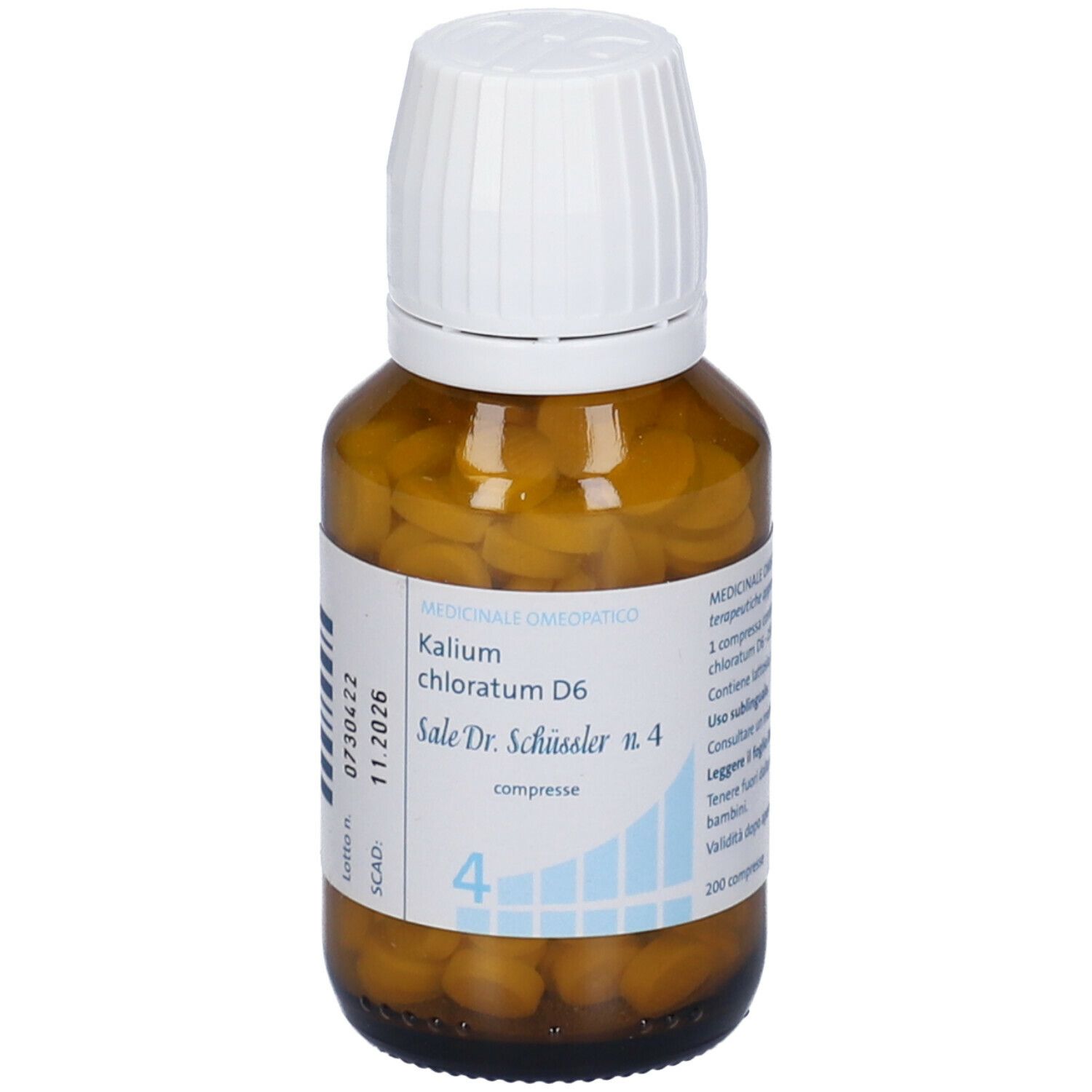 Kalium Chloratum D6 Sale Dr.Schussler N.4*D6 200 Cpr Flacone