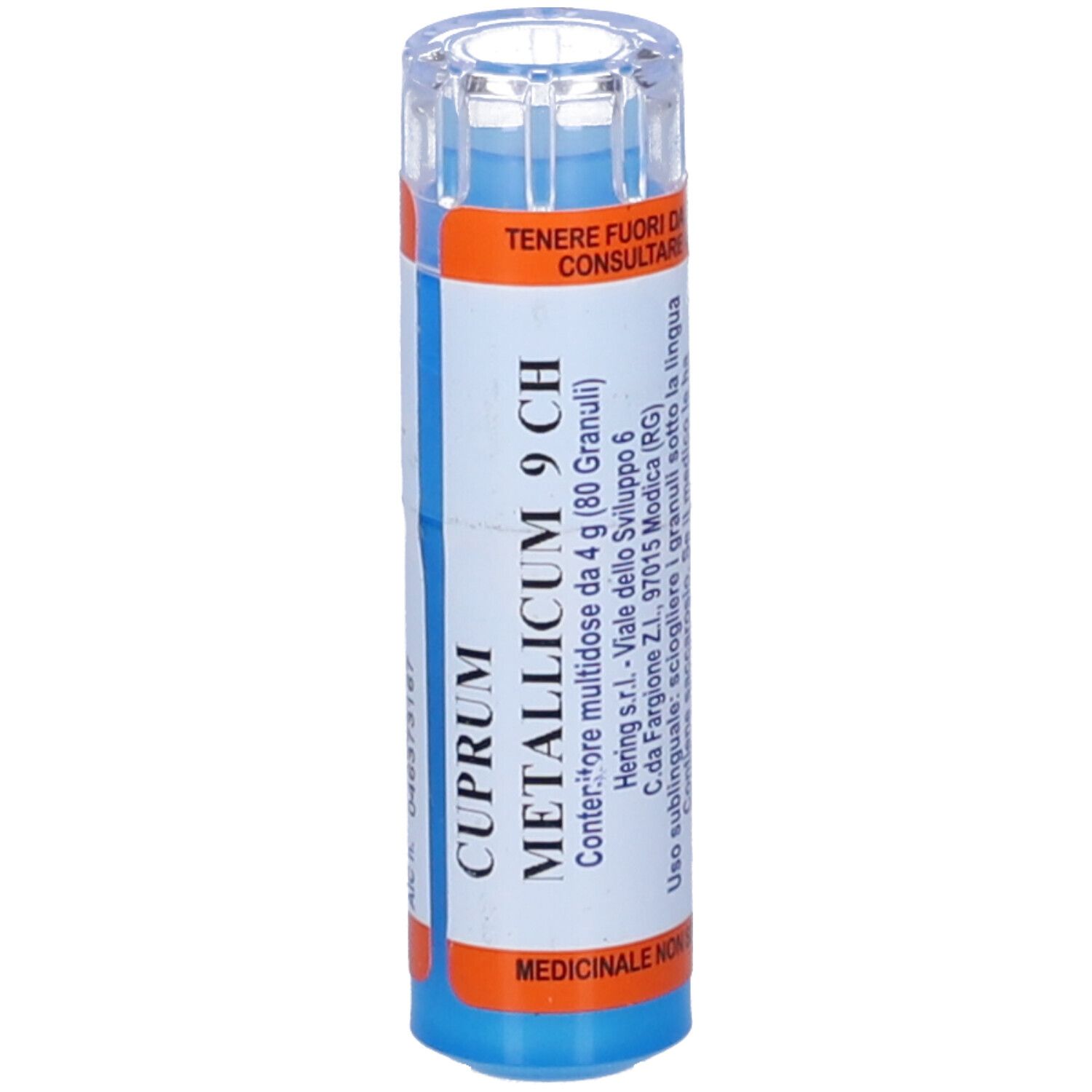 HERING Cuprum Metallicum 80 Granuli 9 Ch Contenitore Multidose