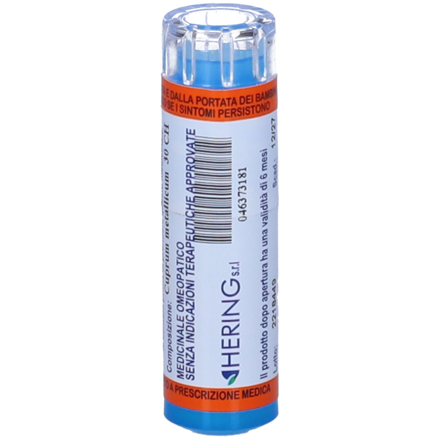 Hering Cuprum Metallicum 80 Granuli 30 Ch Contenitore Multidose