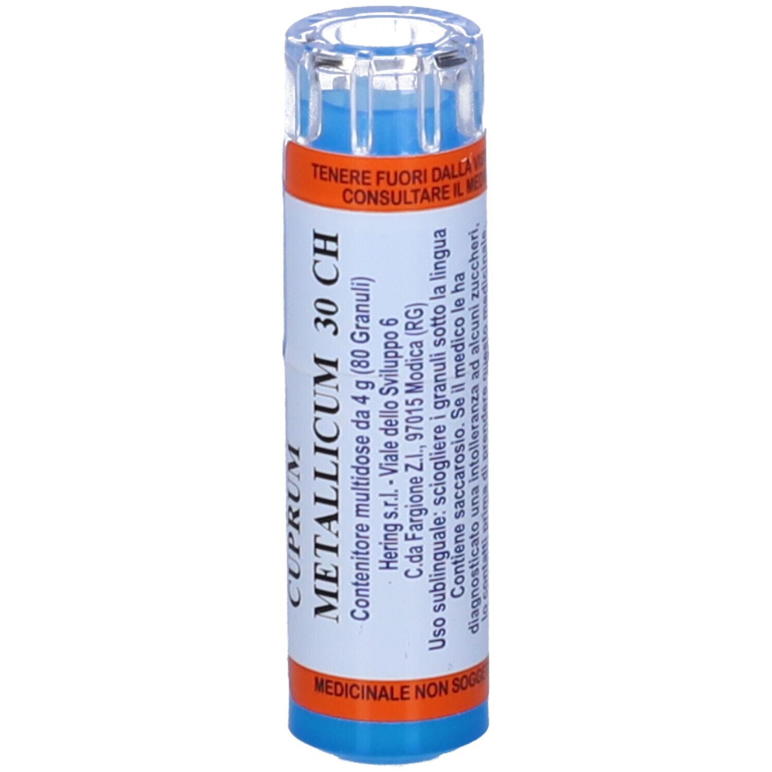 Hering Cuprum Metallicum 80 Granuli 30 Ch Contenitore Multidose