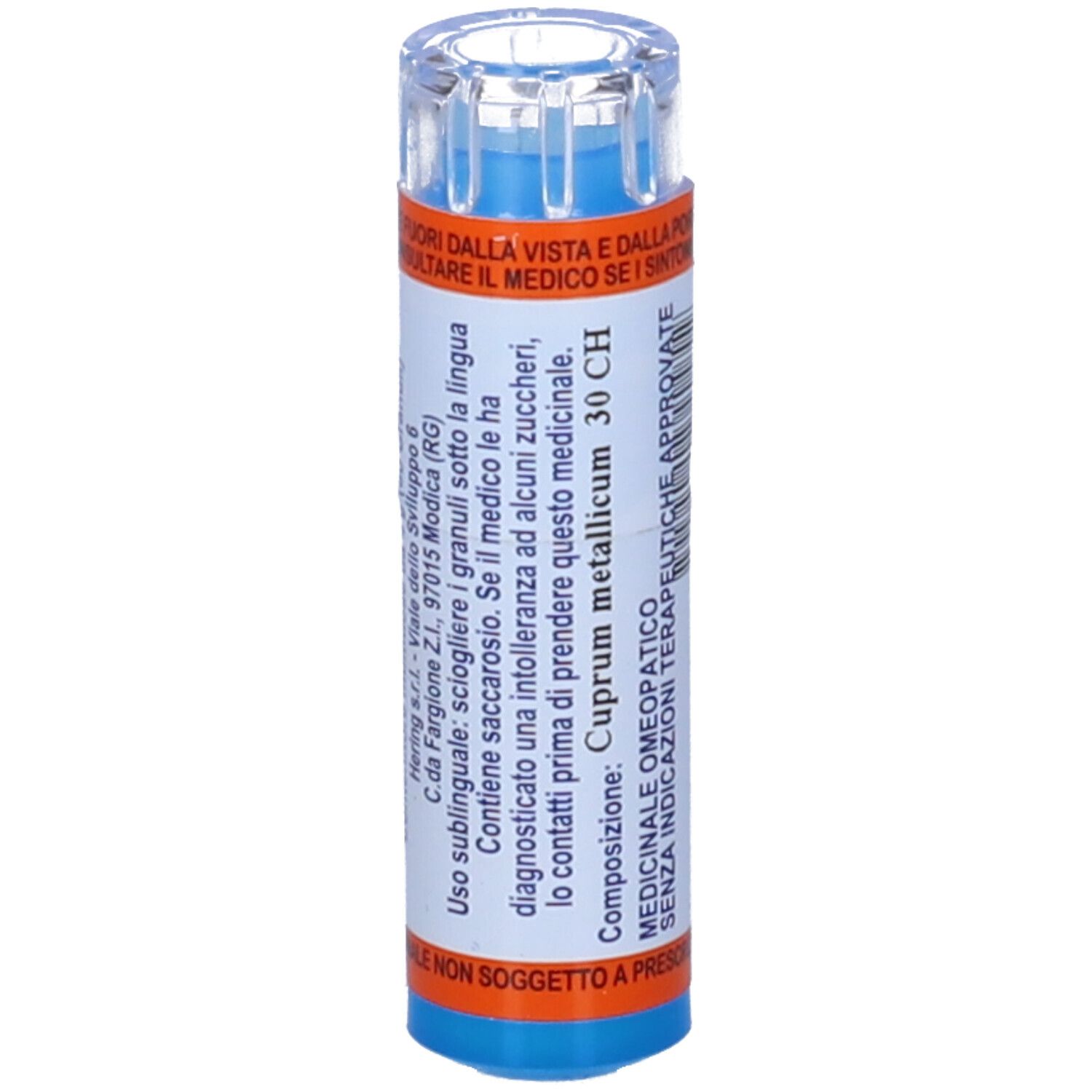 Hering Cuprum Metallicum 80 Granuli 30 Ch Contenitore Multidose