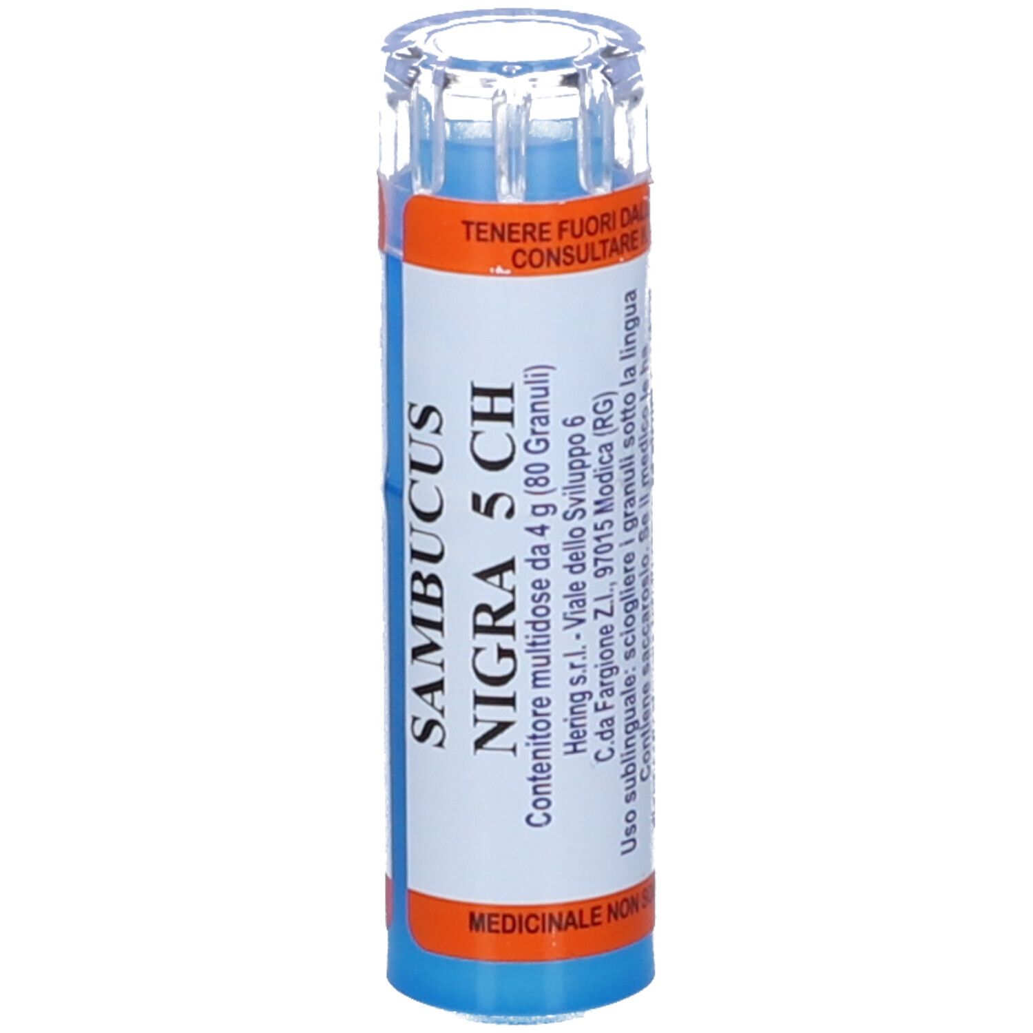 HERING Sambucus Nigra 80 Granuli 5 Ch Contenitore Multidose