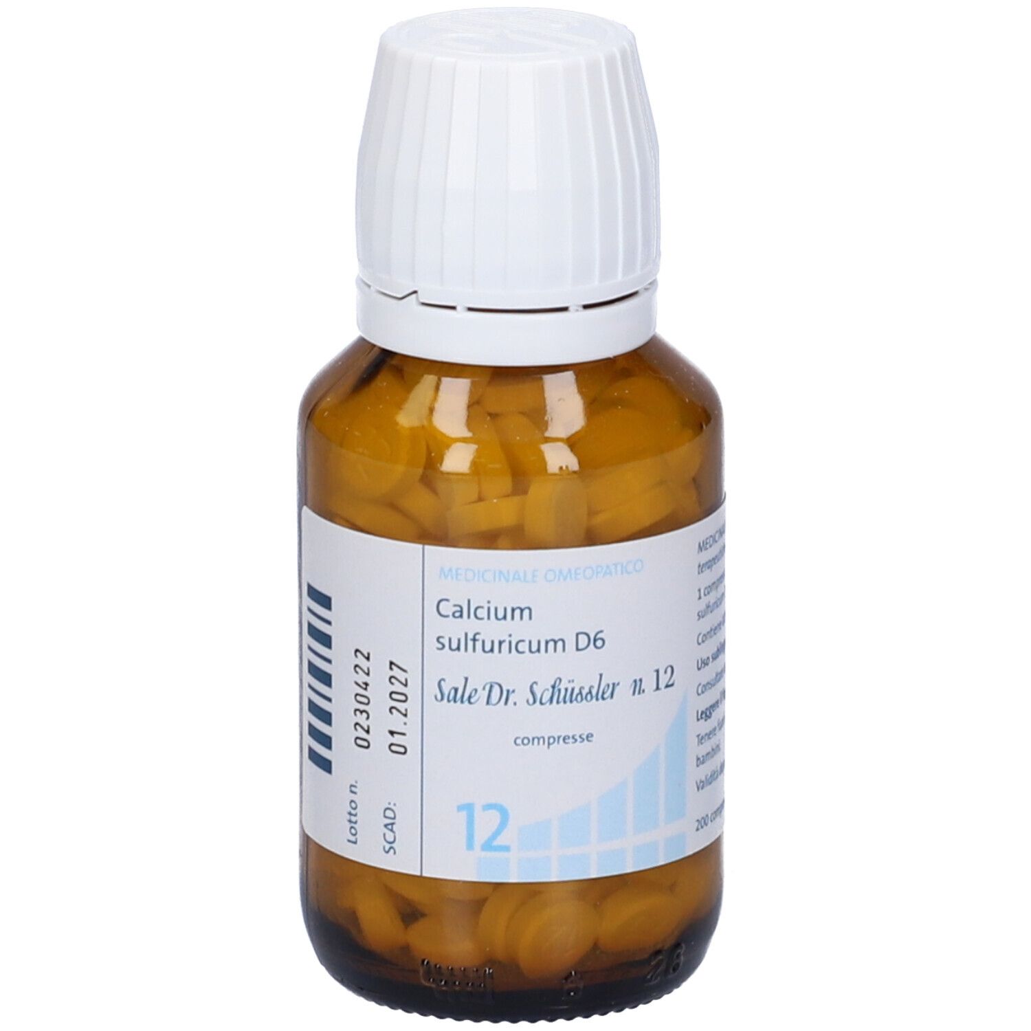 Calcium Sulfuricum D6 Sale Dr.Schussler N.12 D6 200 Cpr Flacone