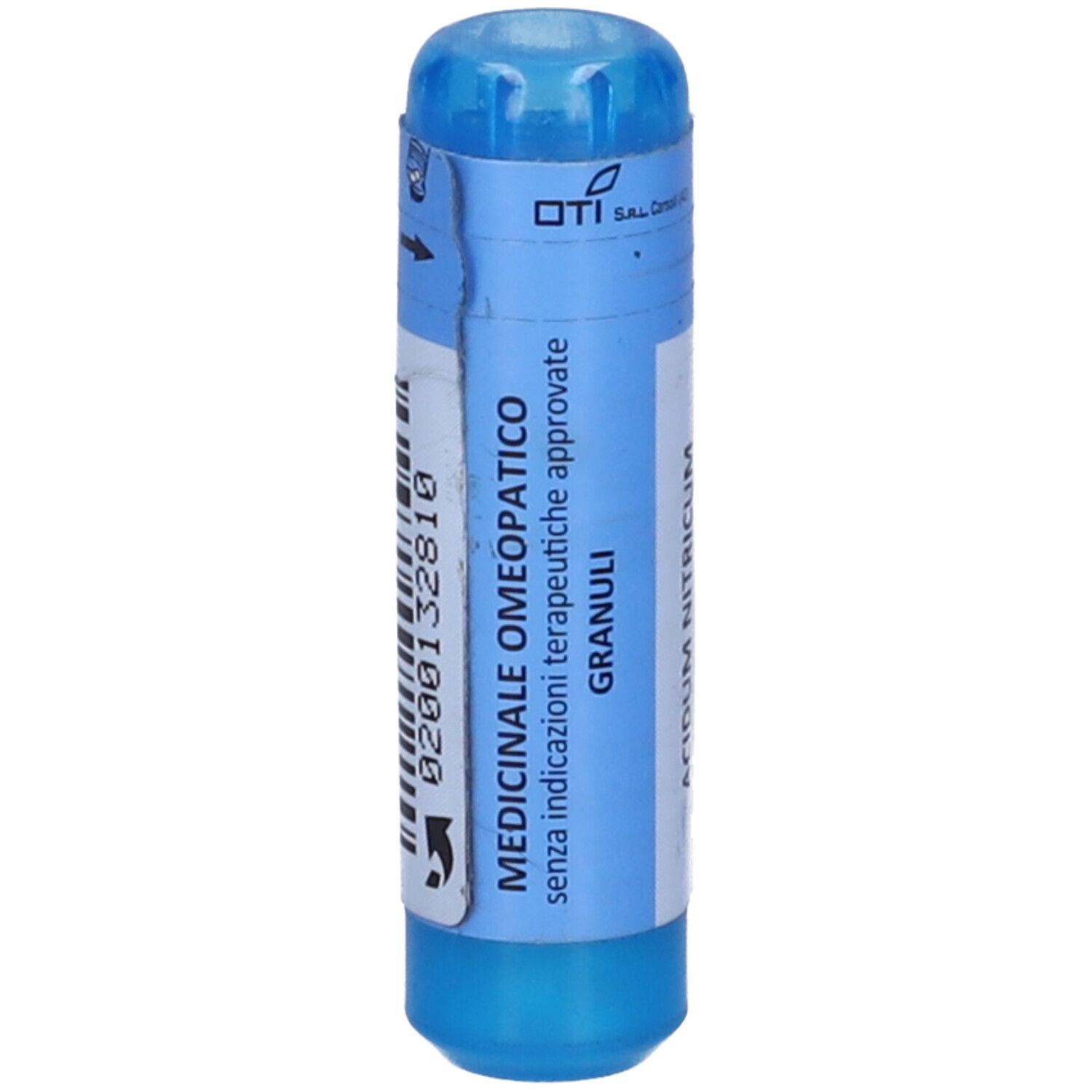 Confezione cilindrica blu e bianca con nome del prodotto e scritta Granuli. Contiene 30 CH.