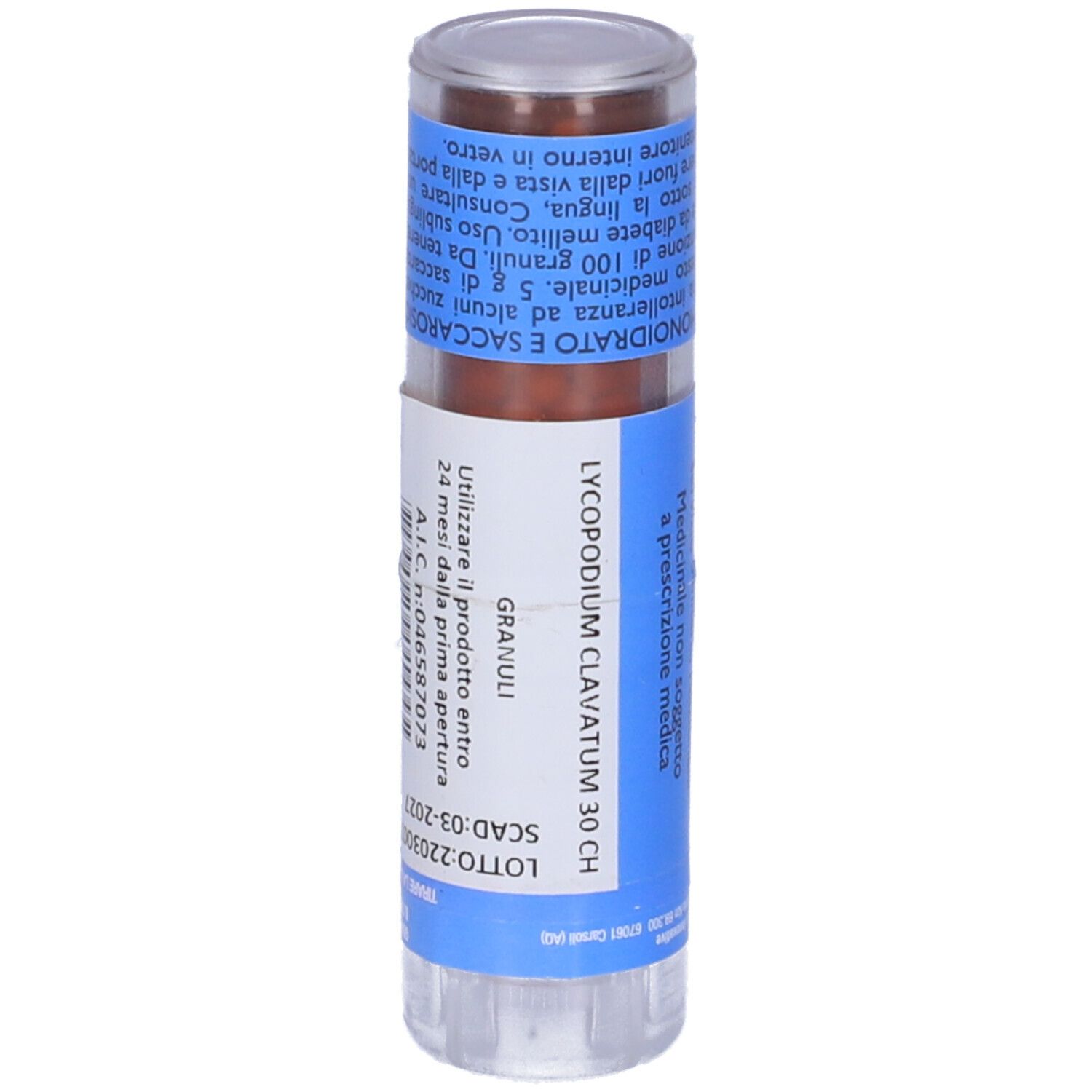 Lycopodium Clavatum 30 Ch Granuli (Magnum) Contenitore Multidose Da 12 G (240 Granuli) per Mucosa Orale