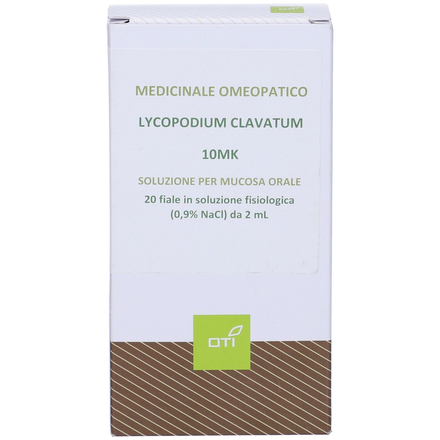 Lycopodium Clavatum 10.000K (10Mk) 20 Fiale 2 ml Soluzione Fisiologica per Mucosa Orale