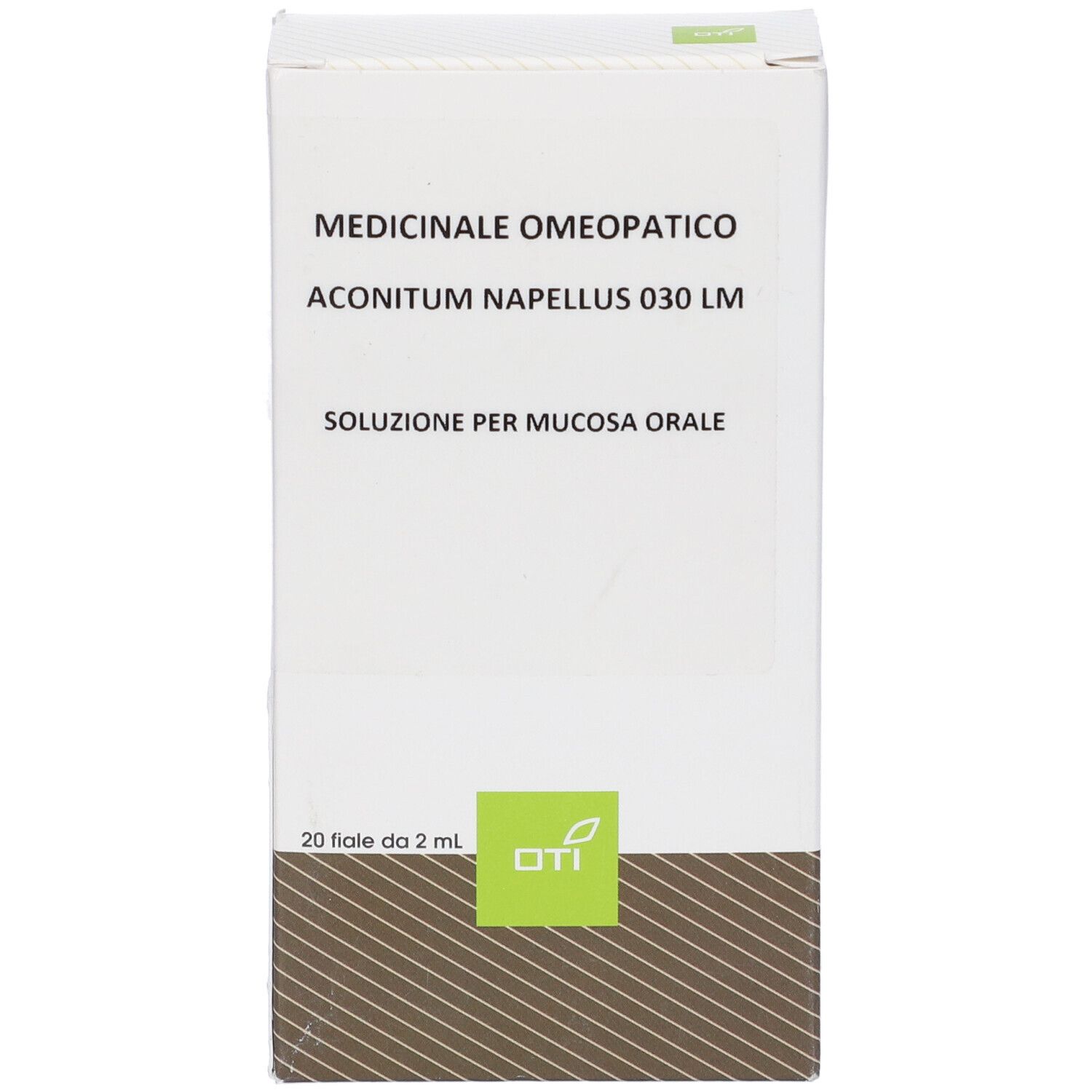 Oti Aconitum Napellus 030 Lm Potenziata Liquida 20 Fiale 2 Ml Soluzione Idroalcolica Per Mucosa Orale