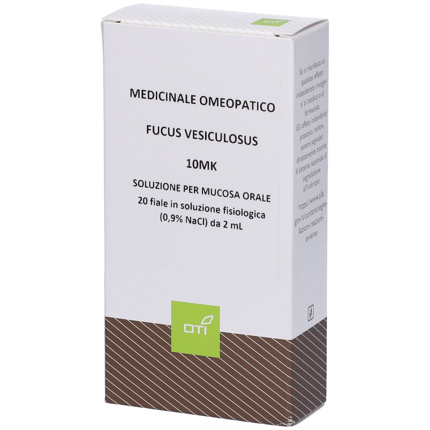 OTI Fucus Vesiculosus 10.000K (10Mk) 20 Fiale 2 Ml Soluzione Fisiologica Per Mucosa Orale