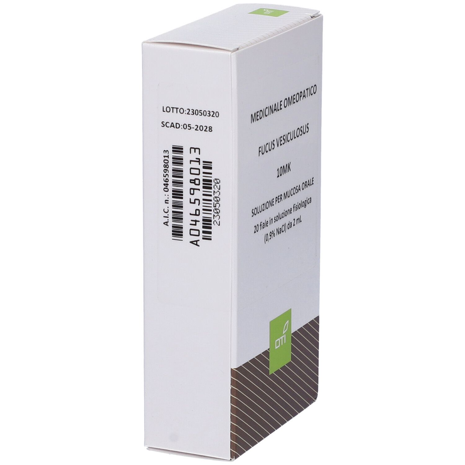 OTI Fucus Vesiculosus 10.000K (10Mk) 20 Fiale 2 Ml Soluzione Fisiologica Per Mucosa Orale