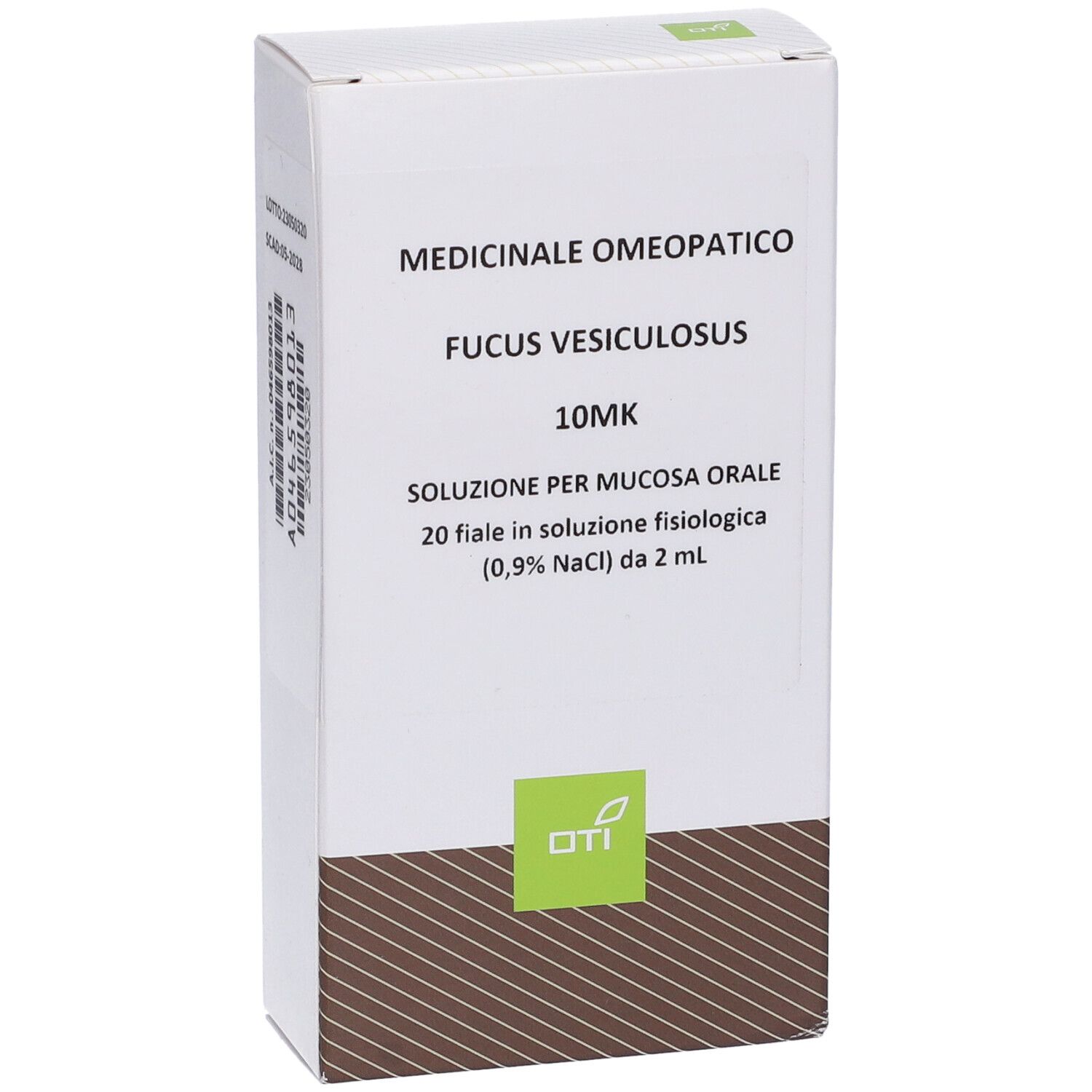 OTI Fucus Vesiculosus 10.000K (10Mk) 20 Fiale 2 Ml Soluzione Fisiologica Per Mucosa Orale