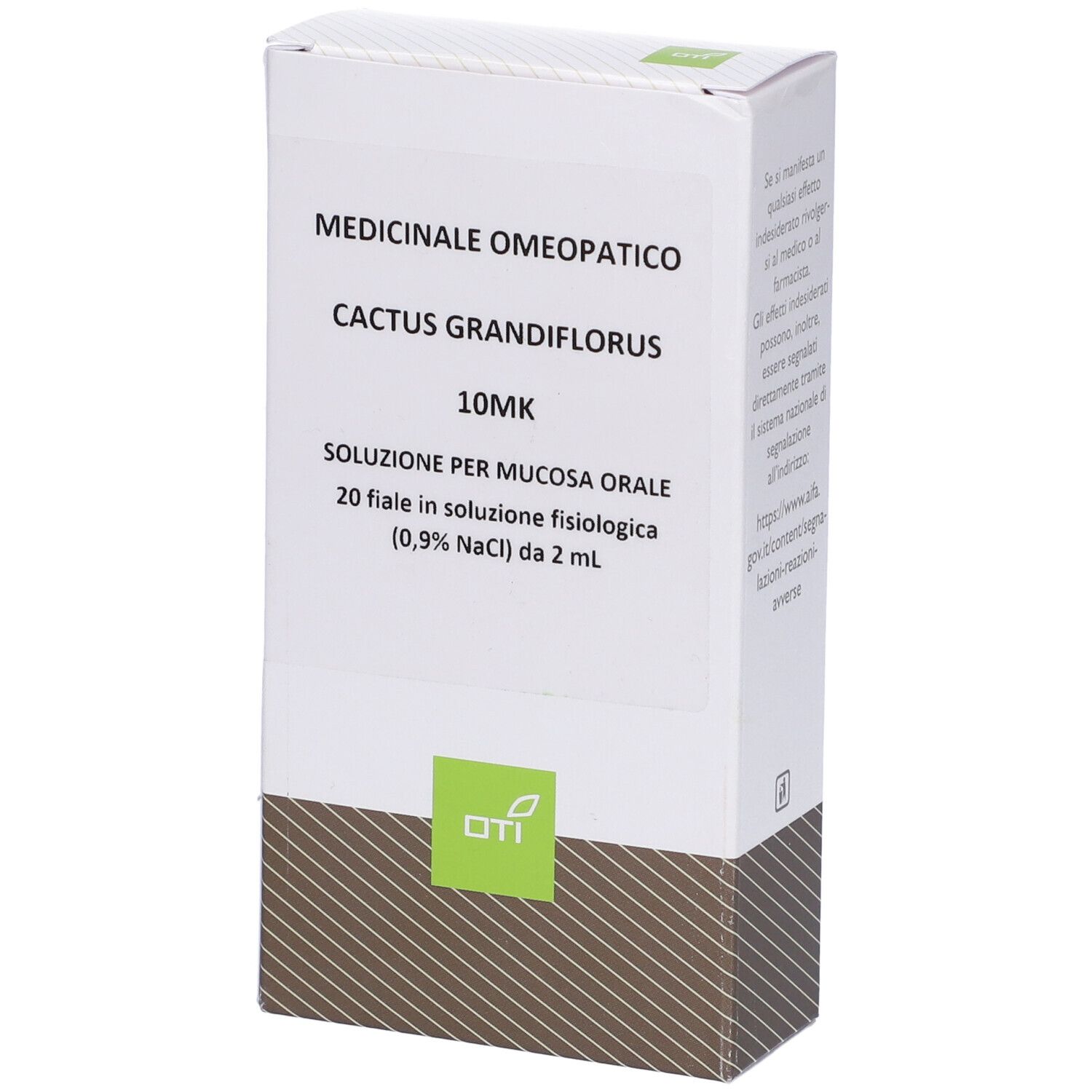 Cactus Grandiflorus 10.000K (10Mk) 20 Fiale 2 ml Soluzione Fisiologica per Mucosa Orale