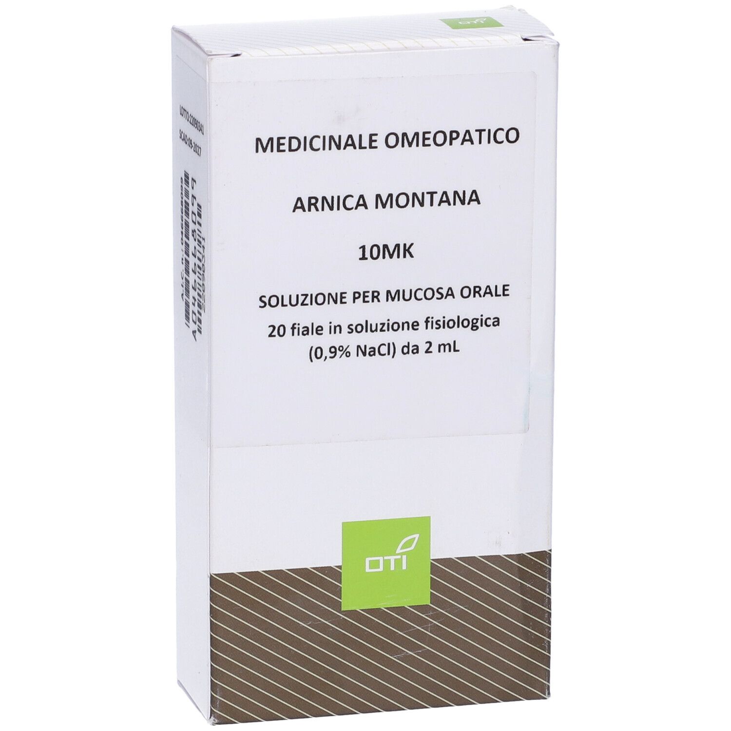 Arnica Montana 10.000K (10Mk) 20 Fiale 2 ml Soluzione Fisiologica per Mucosa Orale