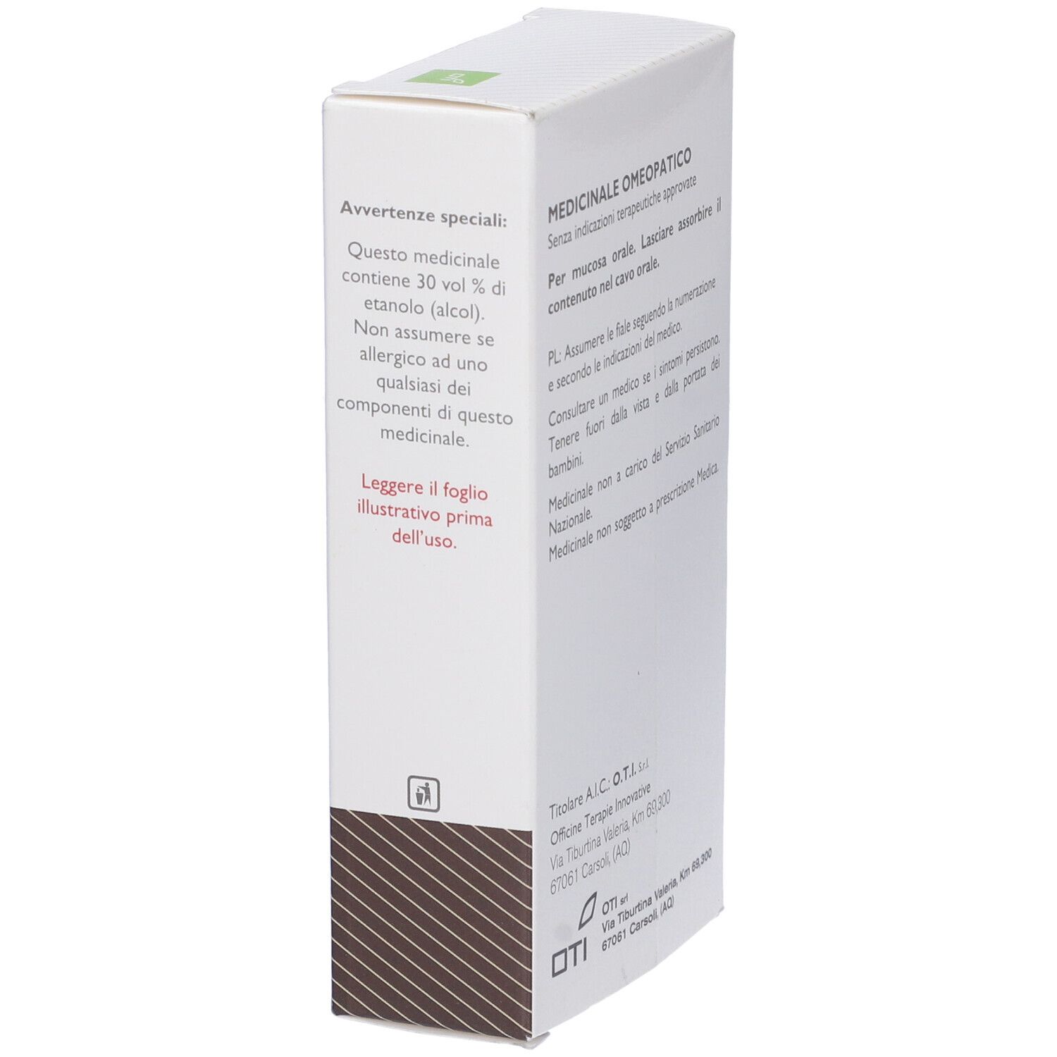 OTI Arnica Montana 06 Lm Potenziata Liquida 20 Fiale 2 Ml Soluzione Idroalcolica Per Mucosa Orale
