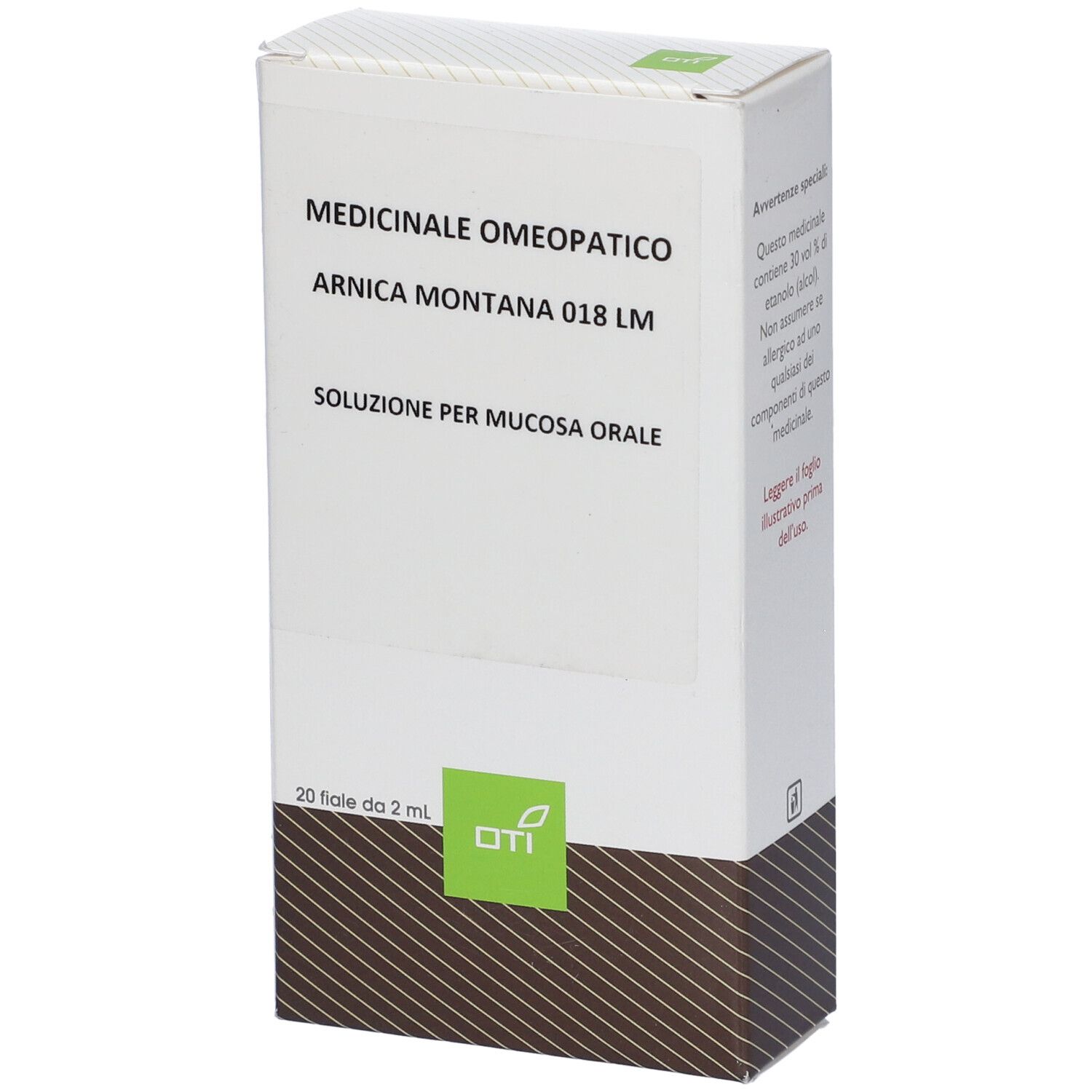 OTI Arnica Montana 018 Lm Potenziata Liquida 20 Fiale 2 Ml Soluzione Idroalcolica Per Mucosa Orale
