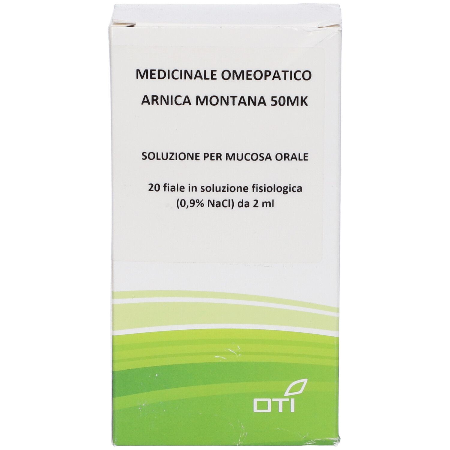 OTI Arnica Montana 50.000K (50Mk) 20 Fiale 2 Ml Soluzione Fisiologica Per Mucosa Orale