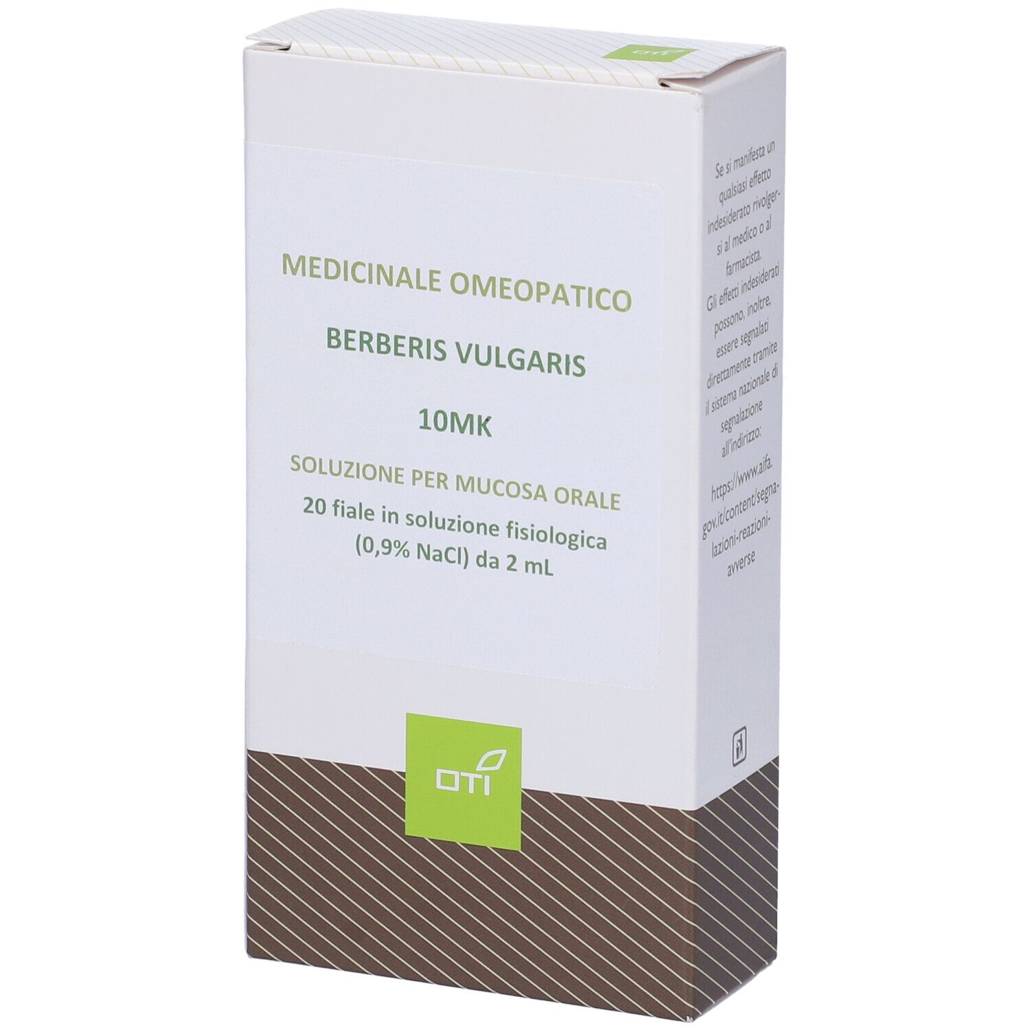 OTI Berberis Vulgaris 10.000K (10Mk) 20 Fiale 2 Ml Soluzione Fisiologica Per Mucosa Orale