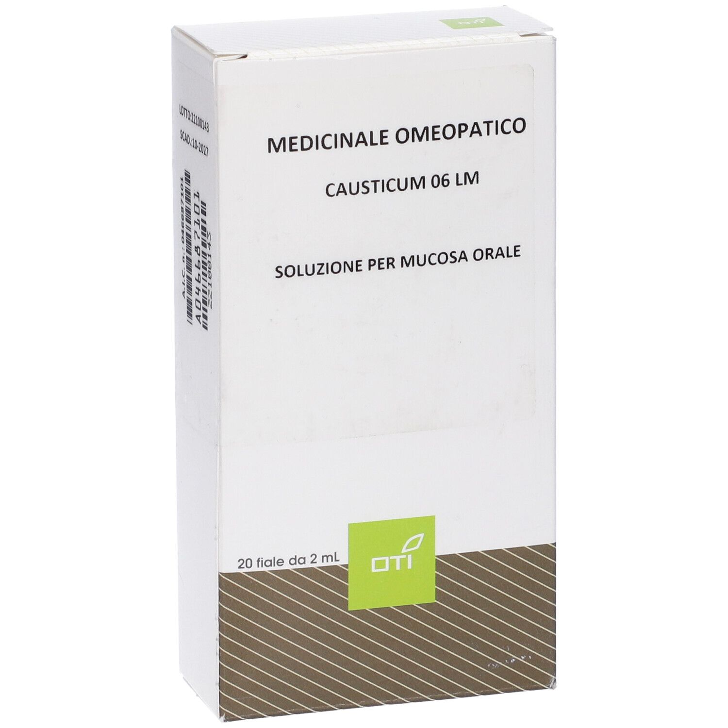 Causticum 06 Lm Potenziata Liquida 20 Fiale 2 ml Soluzione Idroalcolica per Mucosa Orale