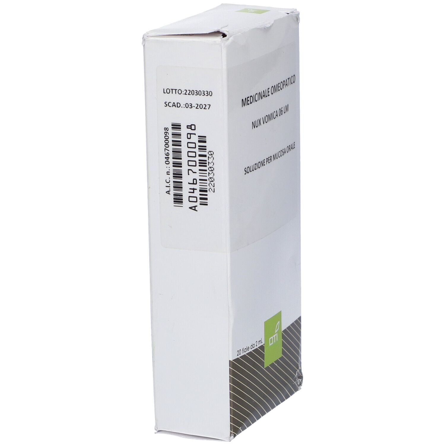 OTI Nux Vomica 06 Lm Potenziata Liquida 20 Fiale 2 Ml Soluzione Idroalcolica Per Mucosa Orale