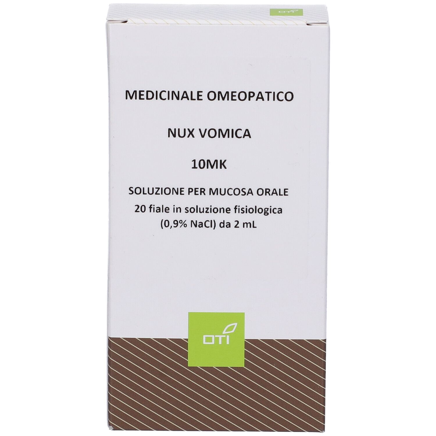 OTI Nux Vomica 10.000K (10Mk) 20 Fiale 2 Ml Soluzione Fisiologica Per Mucosa Orale
