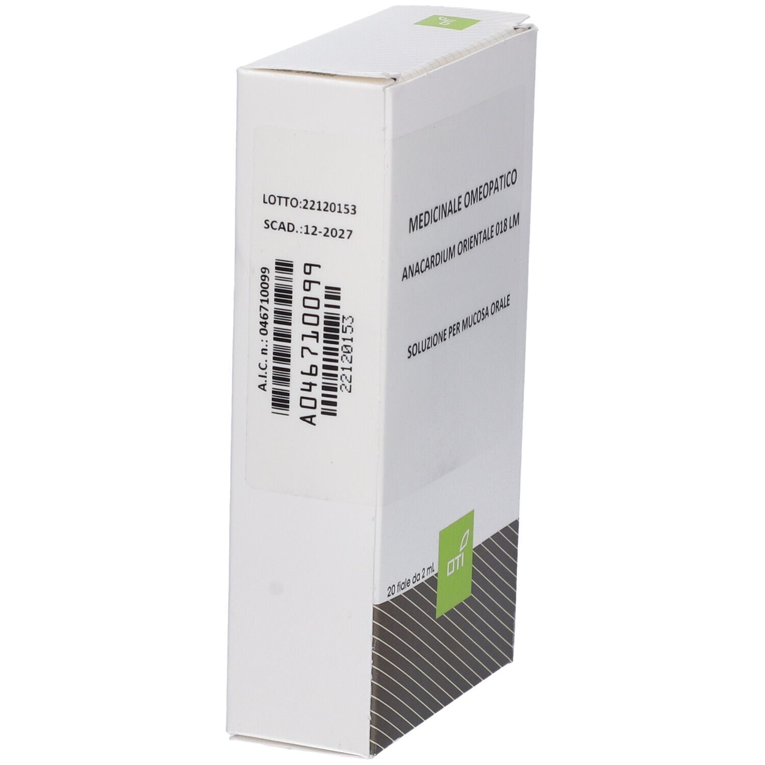 OTI Anacardium Orientale 018 Lm Potenziata Liquida 20 Fiale 2 Ml Soluzione Idroalcolica Per Mucosa Orale