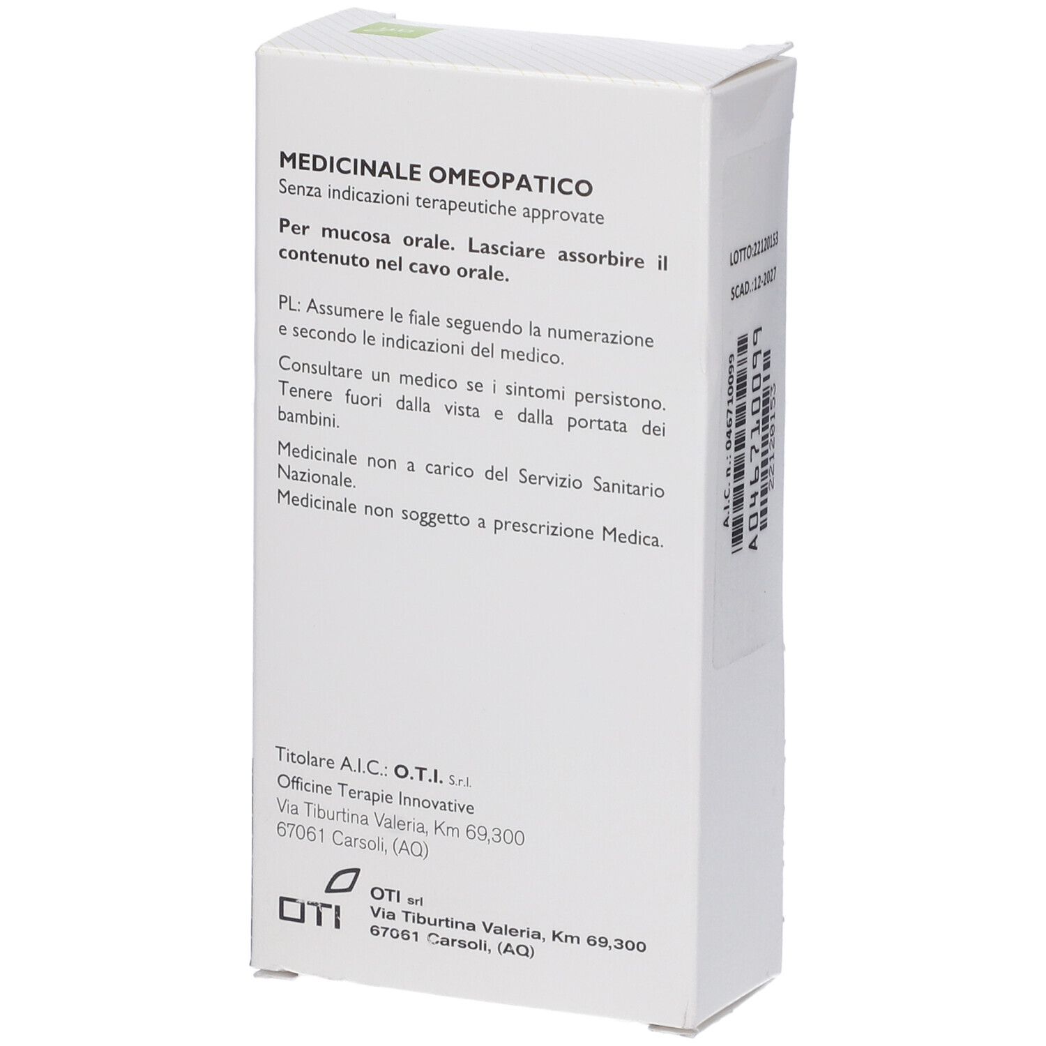 OTI Anacardium Orientale 018 Lm Potenziata Liquida 20 Fiale 2 Ml Soluzione Idroalcolica Per Mucosa Orale