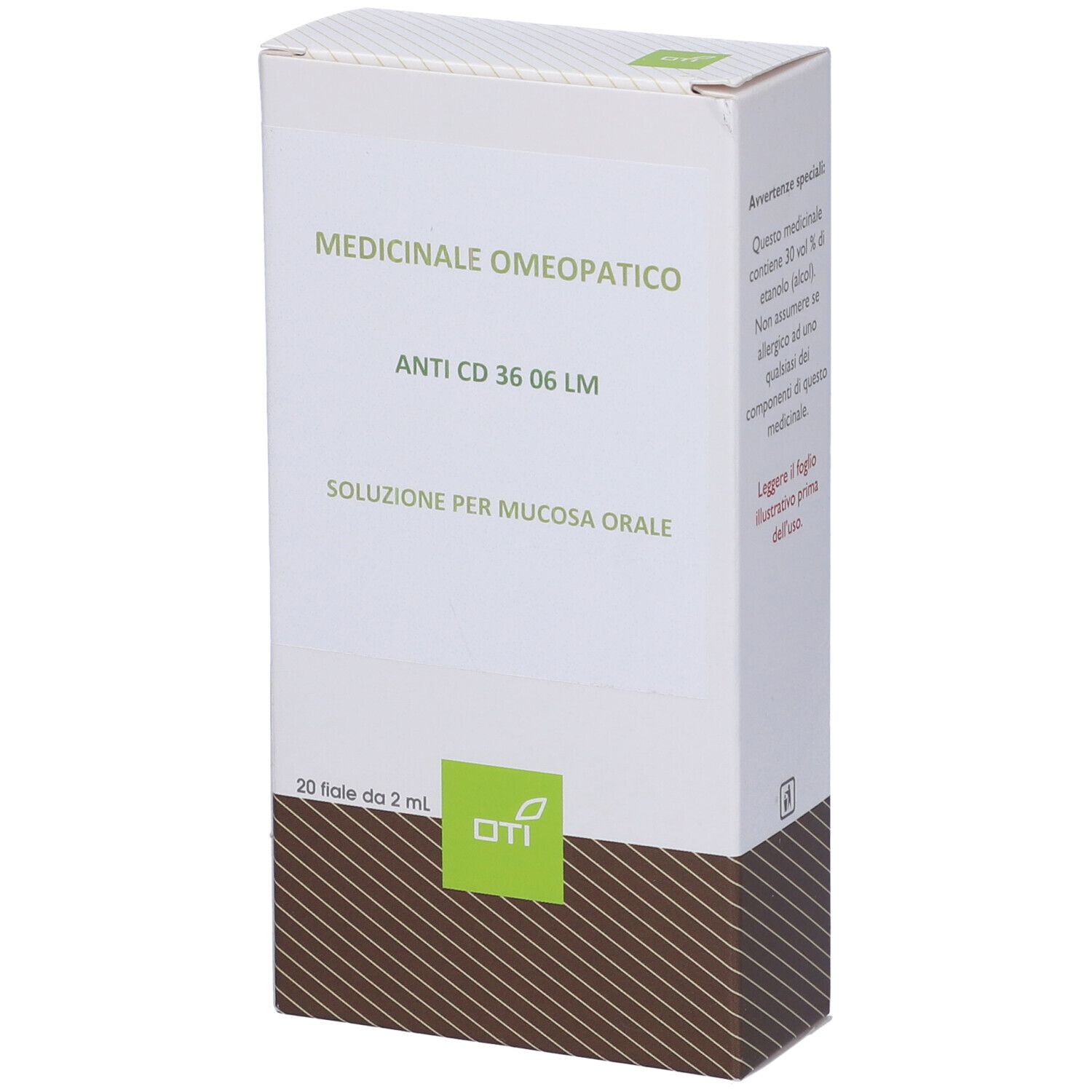Anti Cd 36 06 Lm Potenziata Liquida 20 Fiale 2 Ml Soluzione Idroalcolica Per Mucosa Orale
