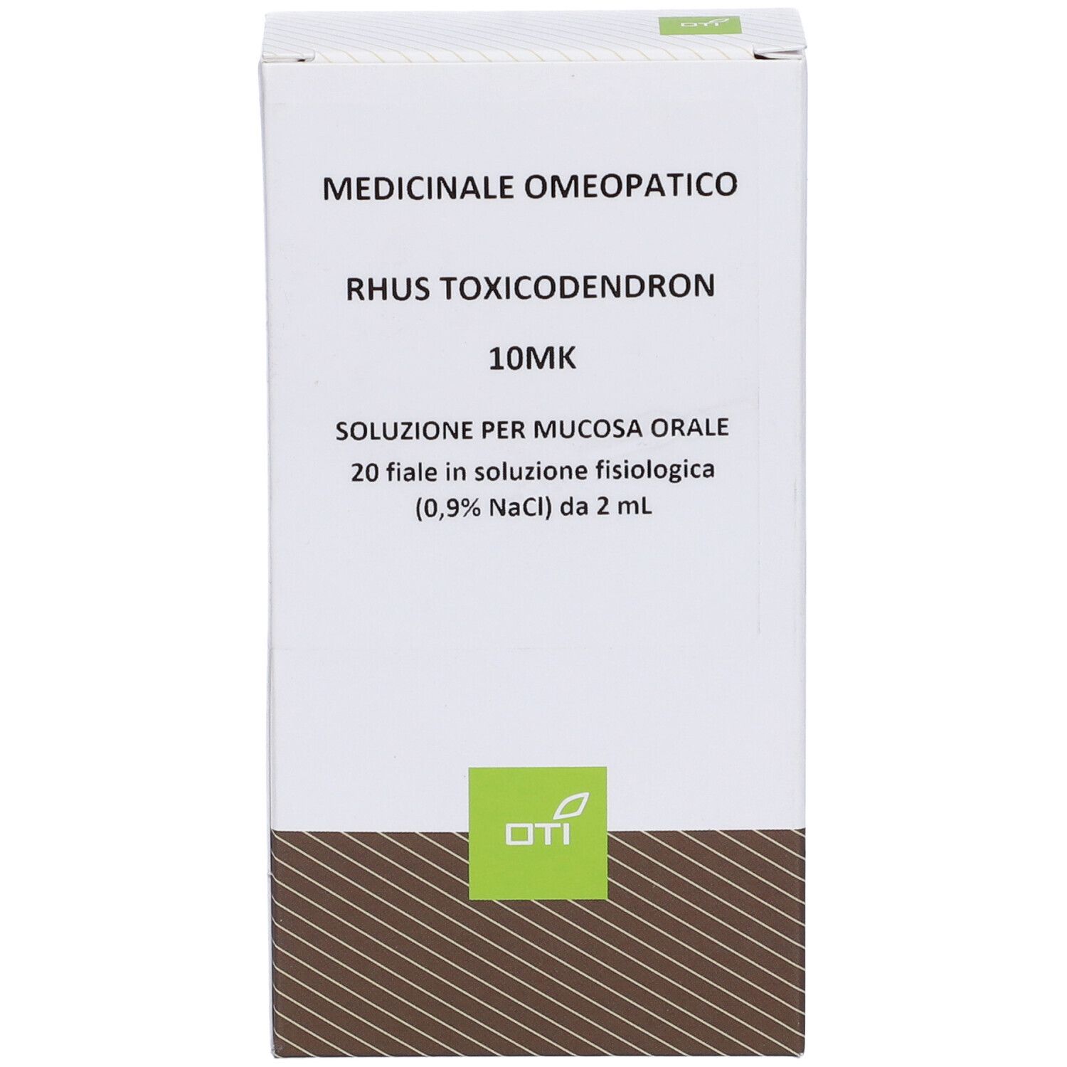 Rhus Toxicodendron 10.000K (10Mk) 20 Fiale 2 ml Soluzione Fisiologica per Mucosa Orale