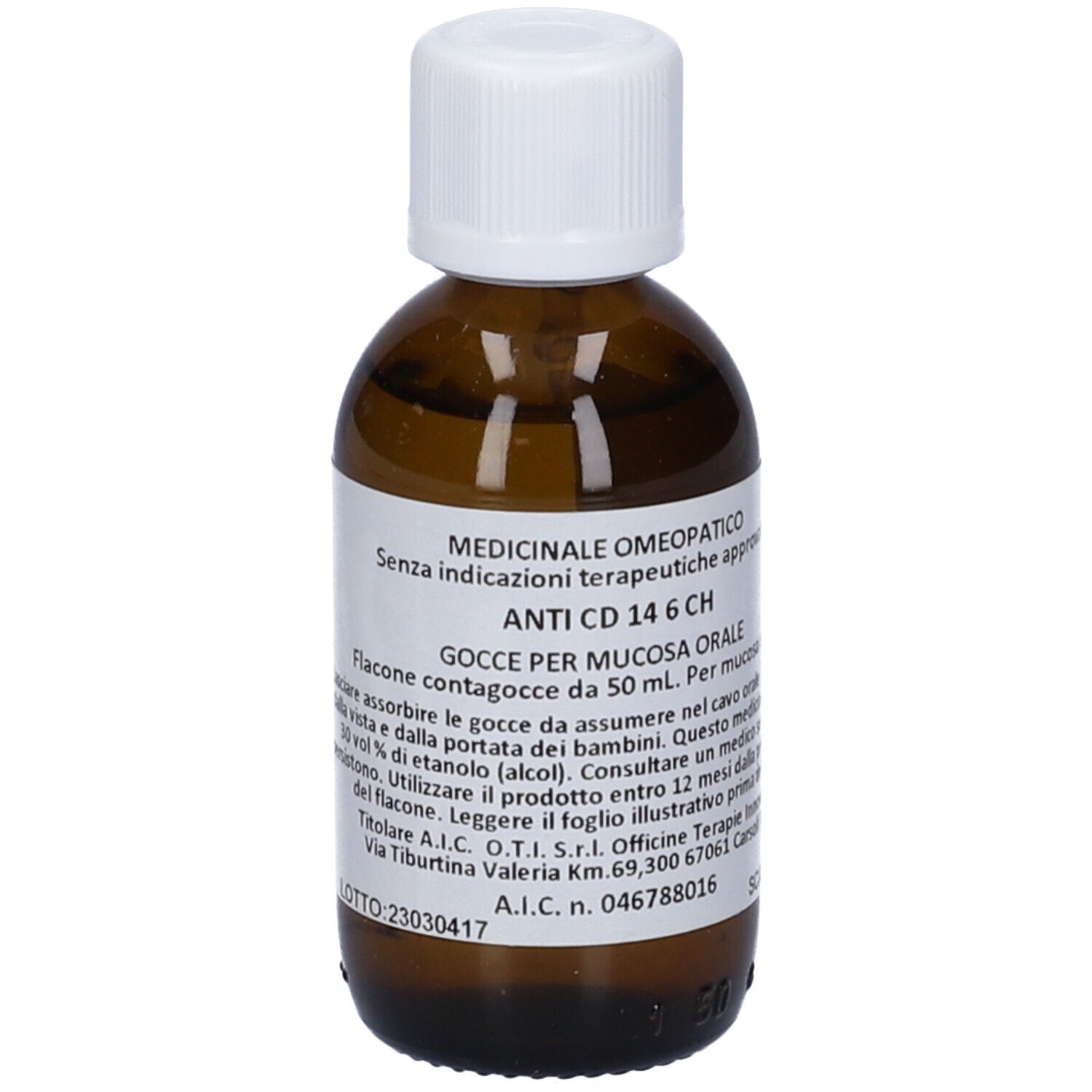 OTI Anti Cd 14 6 Ch Gocce Flacone Da 50 Ml Soluzione Idroalcolica Per Mucosa Orale