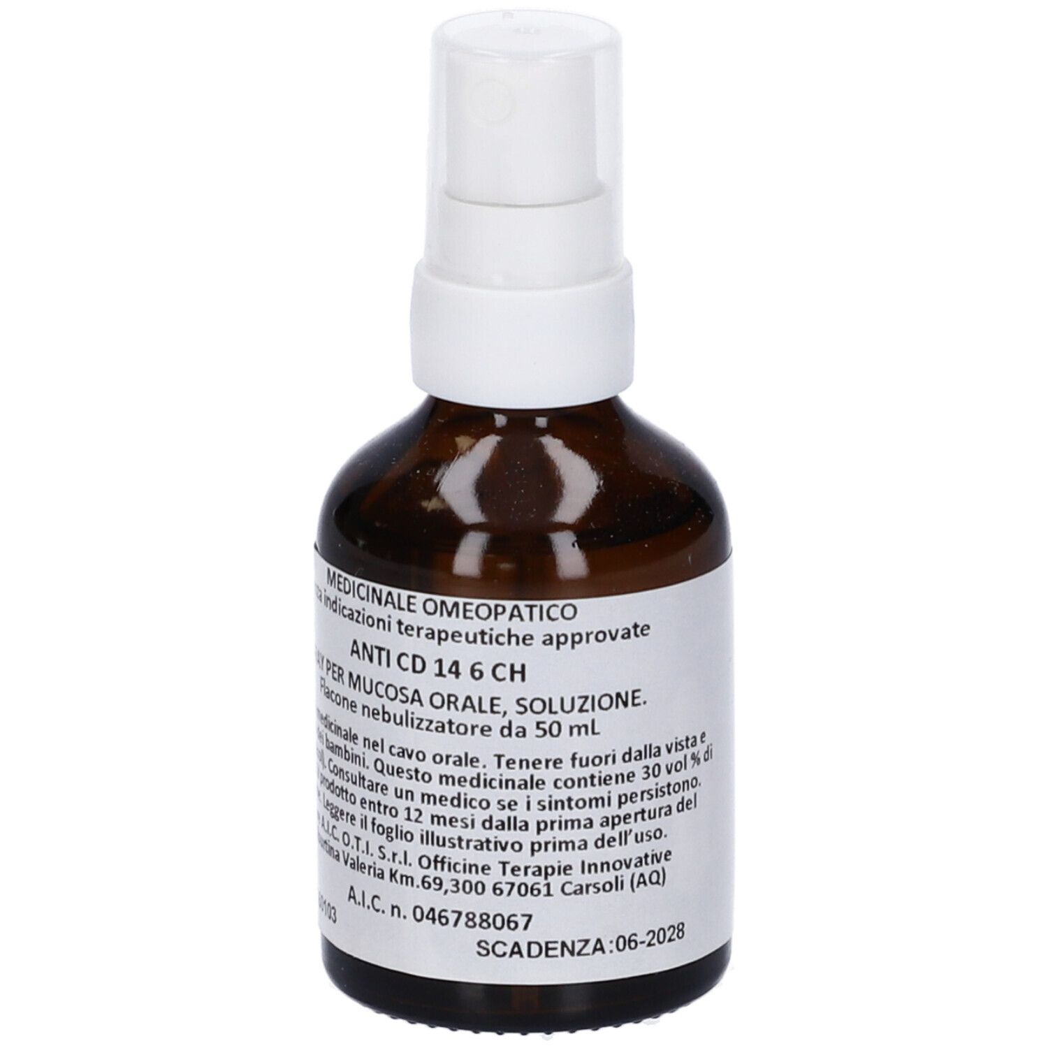 Anti Cd 14 6 Ch Spray Flacone Da 50 ml Soluzione Idroalcolica per Mucosa Orale