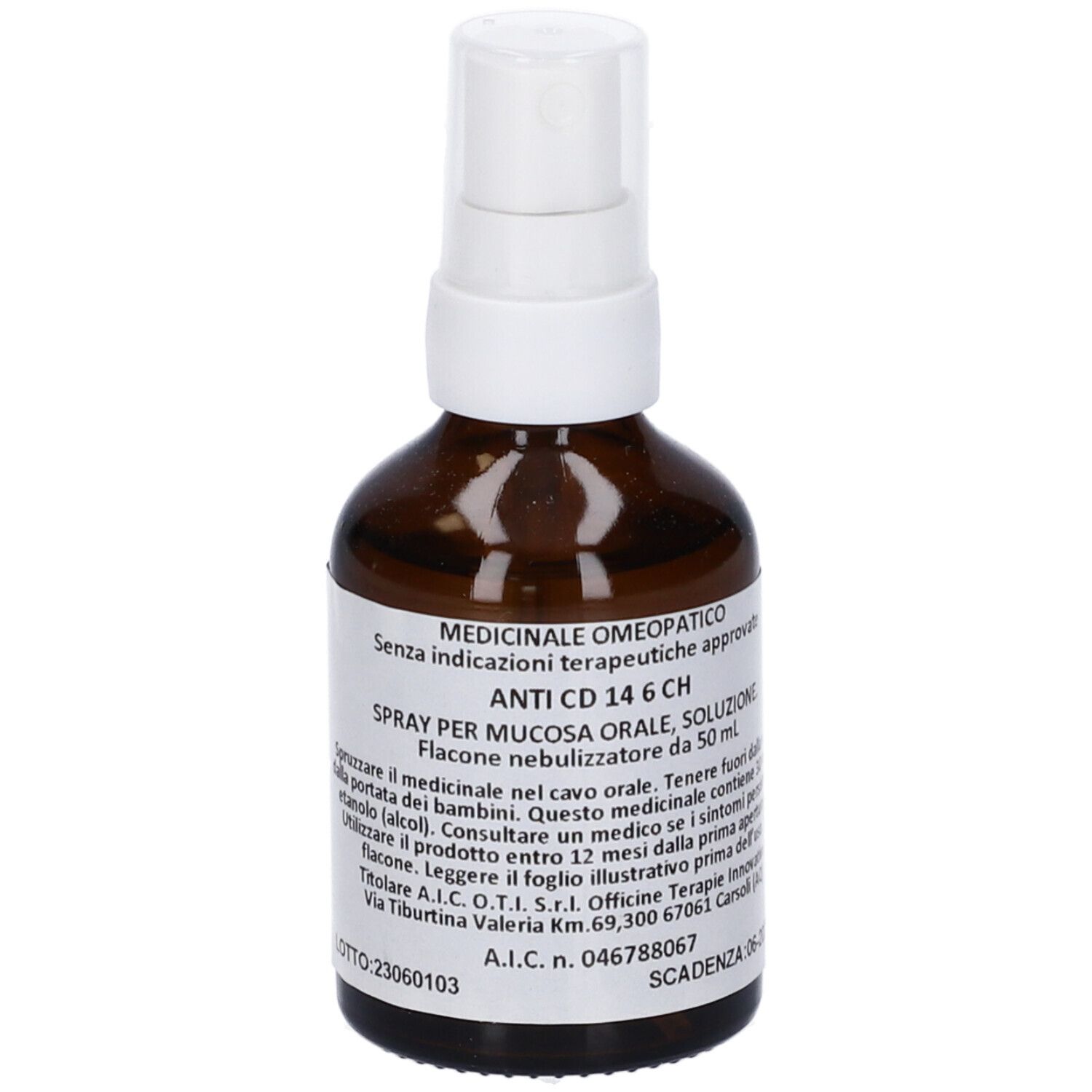Anti Cd 14 6 Ch Spray Flacone Da 50 ml Soluzione Idroalcolica per Mucosa Orale