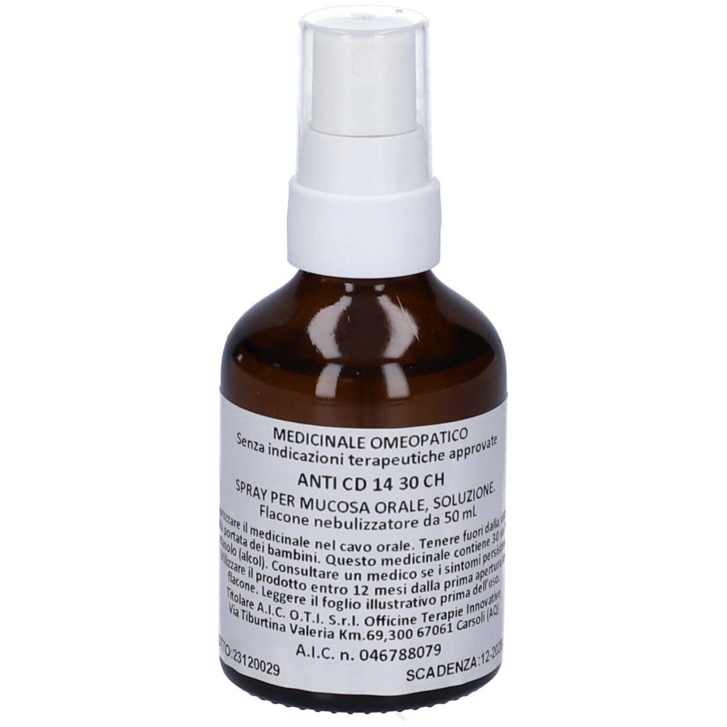 Anti Cd 14 30 Ch Spray Flacone Da 50 ml Soluzione Idroalcolica per Mucosa Orale