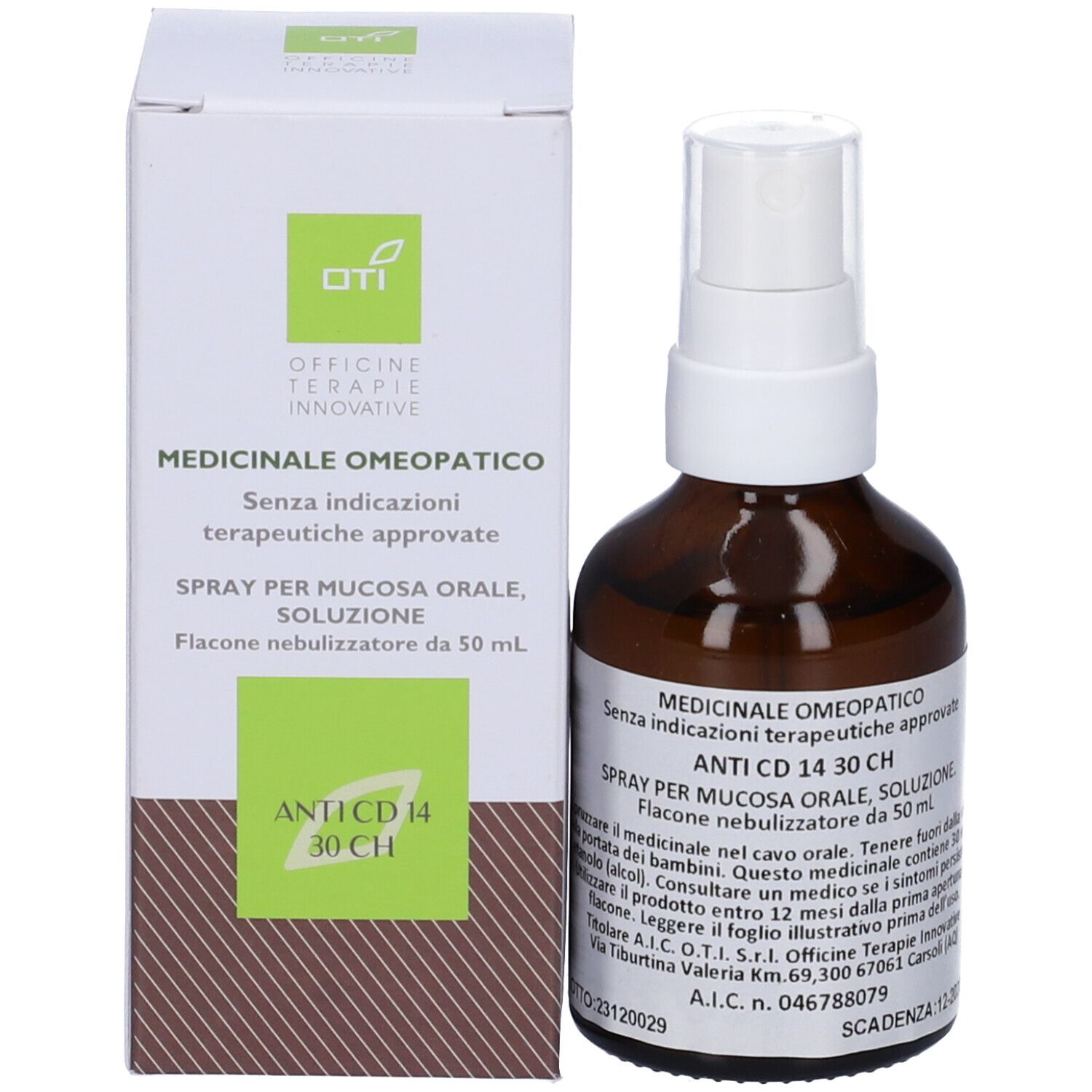 Anti Cd 14 30 Ch Spray Flacone Da 50 ml Soluzione Idroalcolica per Mucosa Orale