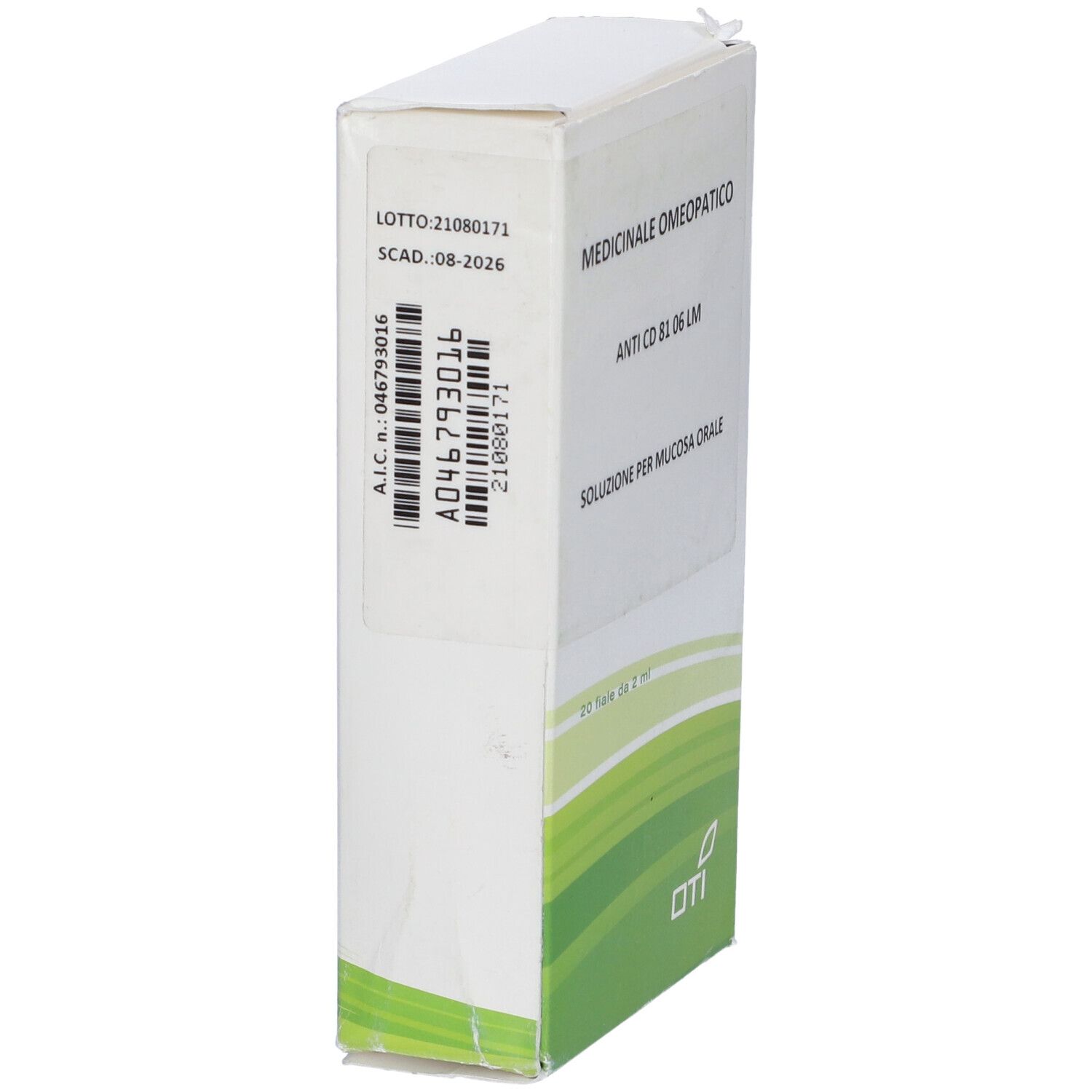 Anti Cd 81 06 Lm Potenziata Liquida 20 Fiale 2 Ml Soluzione Idroalcolica Per Mucosa Orale