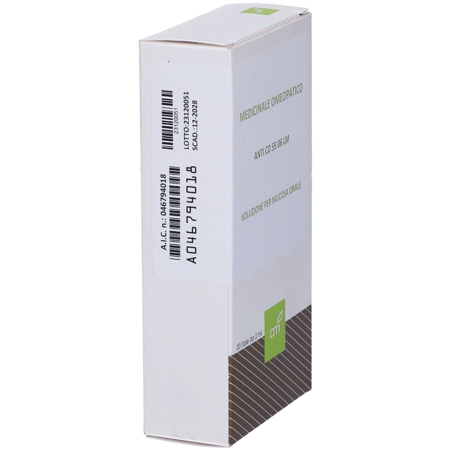 Anti Cd 55 06 Lm Potenziata Liquida 20 Fiale 2 ml Soluzione Idroalcolica per Mucosa Orale