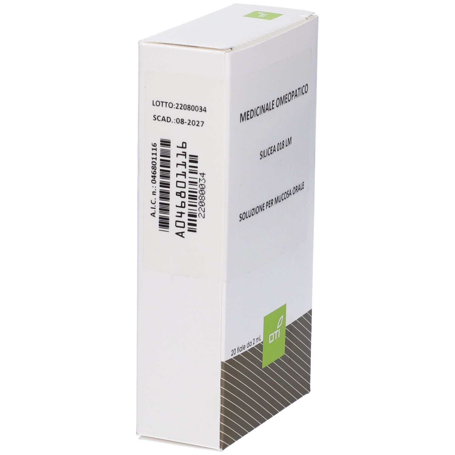 Silicea 018 Lm Potenziata Liquida 20 Fiale 2 ml Soluzione Idroalcolica per Mucosa Orale