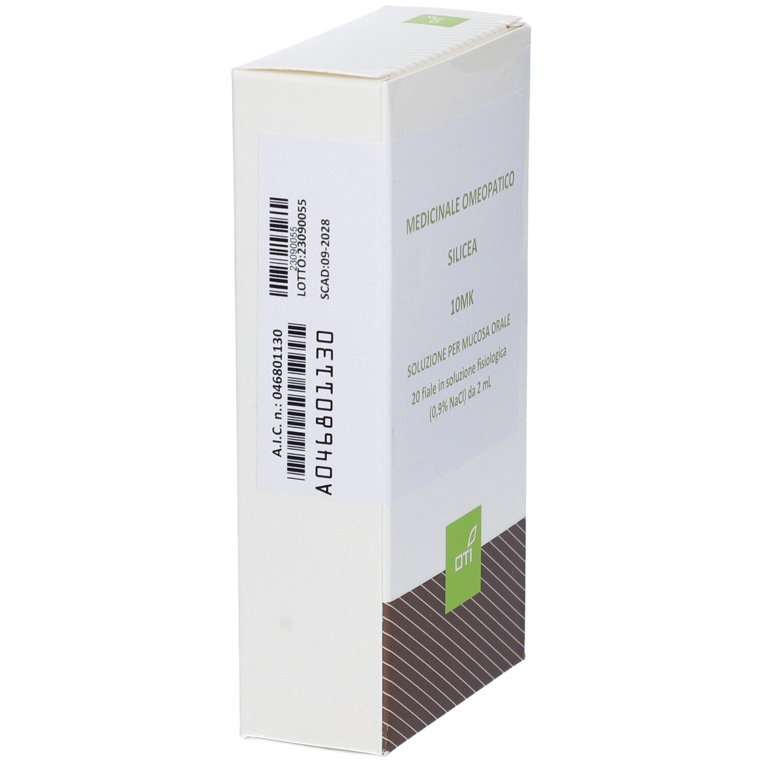 Silicea 10.000K (10Mk) 20 Fiale 2 ml Soluzione Fisiologica per Mucosa Orale