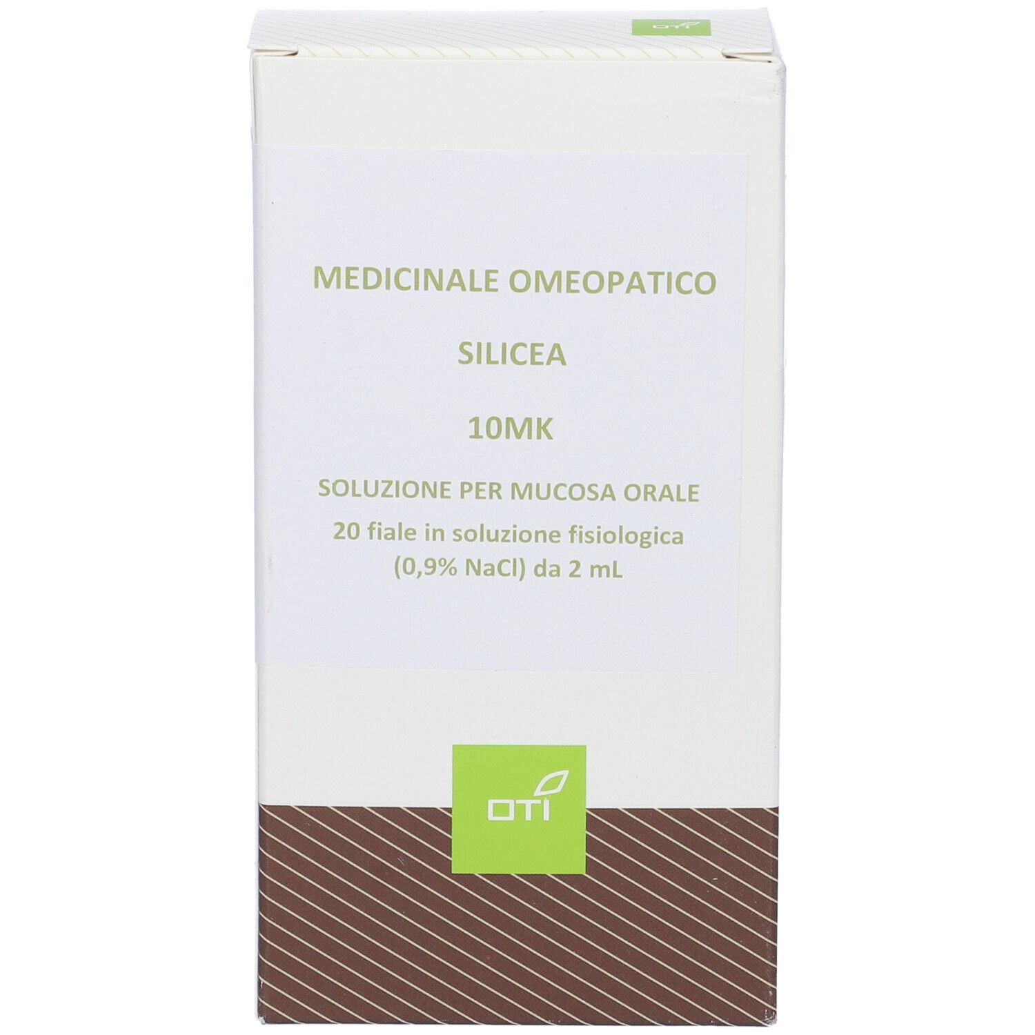Silicea 10.000K (10Mk) 20 Fiale 2 ml Soluzione Fisiologica per Mucosa Orale