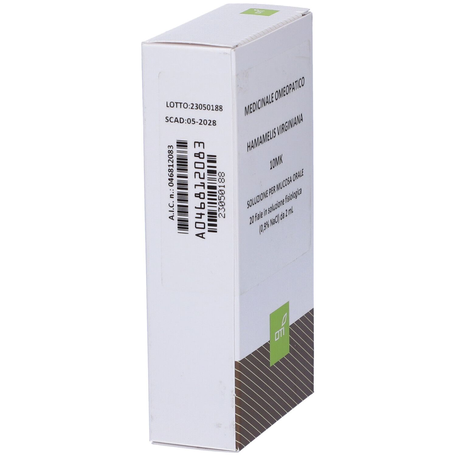 Hamamelis Virginiana 10.000K (10Mk) 20 Fiale 2 ml Soluzione Fisiologica per Mucosa Orale