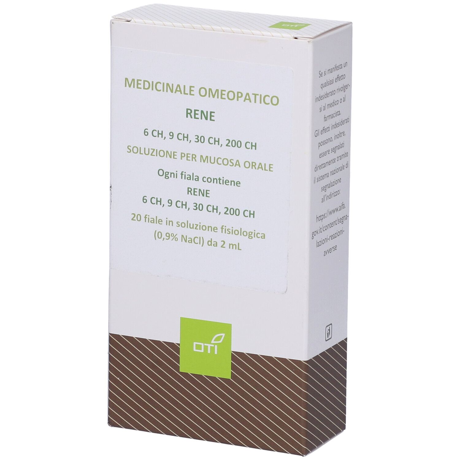 Rene 6Ch,9Ch,30Ch,200Ch (Scalare Progressivo) 20 Fiale 2 ml Soluzione Fisiologica per Mucosa Orale