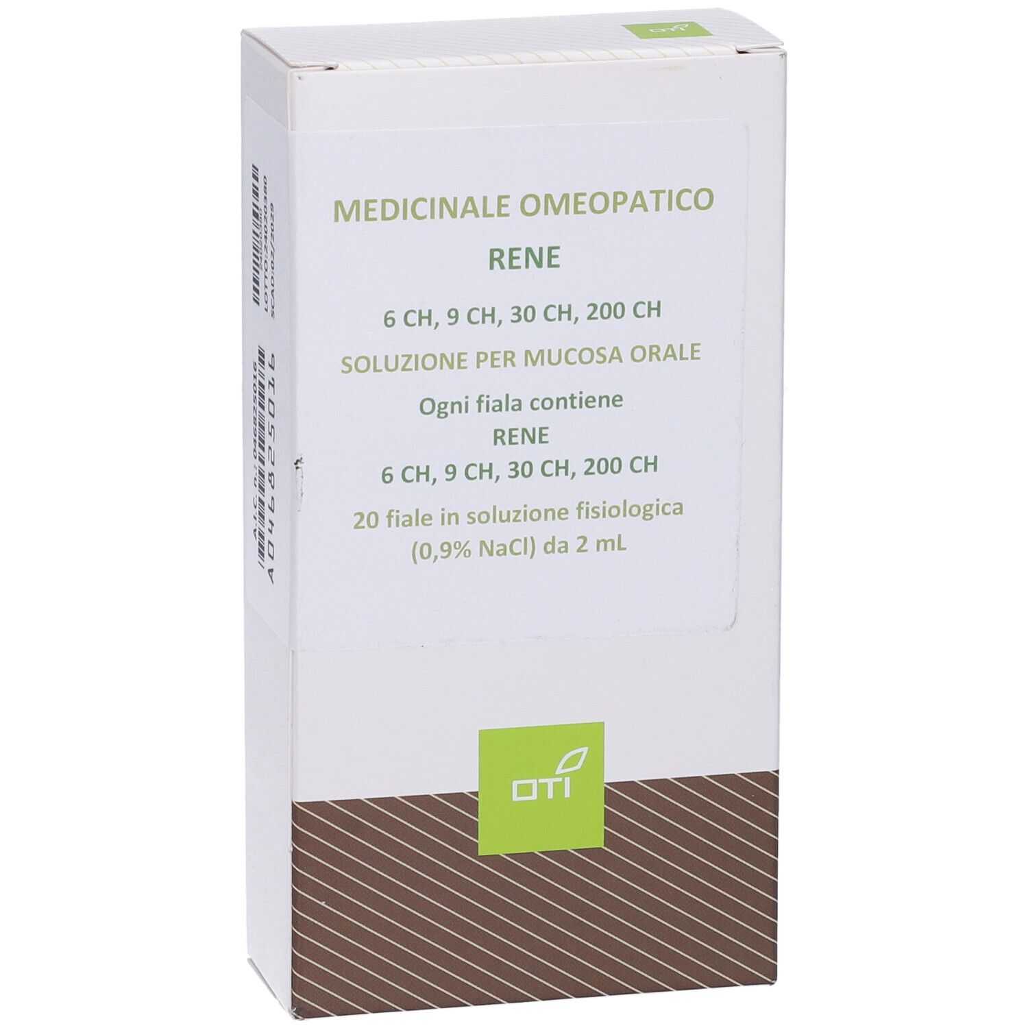 Rene 6Ch,9Ch,30Ch,200Ch (Scalare Progressivo) 20 Fiale 2 ml Soluzione Fisiologica per Mucosa Orale