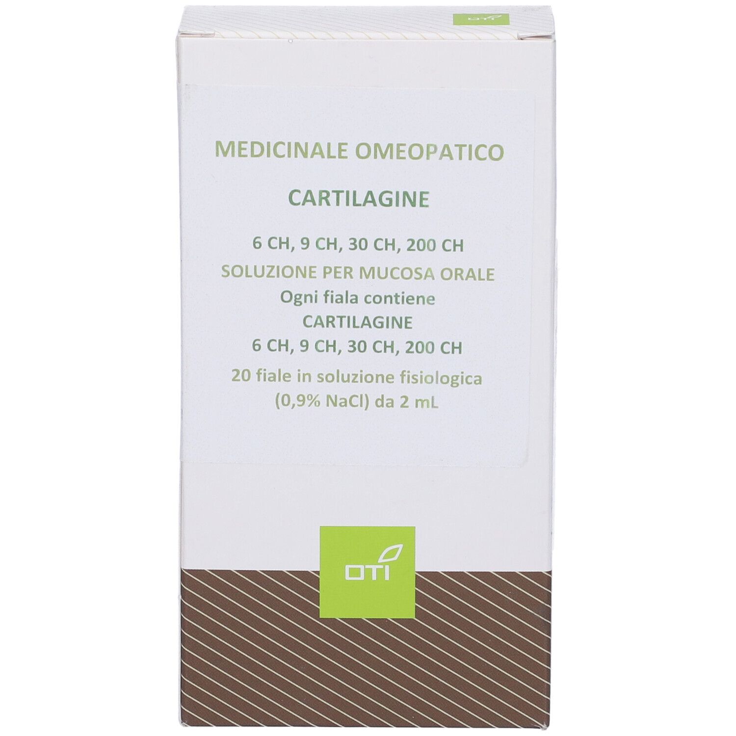 Cartilagine 6Ch,9Ch,30Ch,200Ch (Scalare Progressivo) 20 Fiale 2 ml Soluzione Fisiologica per Mucosa Orale