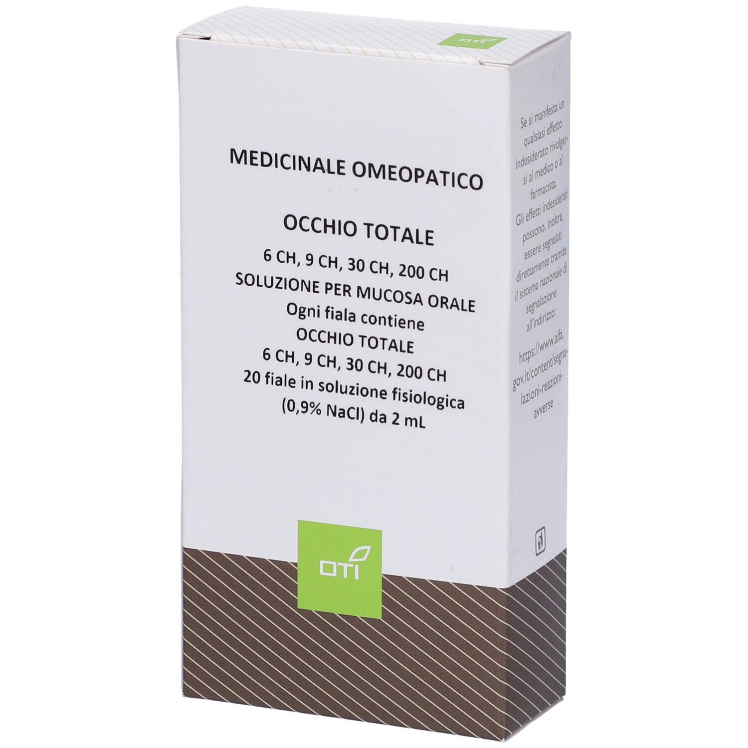 Occhio Totale 6Ch,9Ch,30Ch,200Ch (Scalare Progressivo) 20 Fiale 2 Ml Soluzione Fisiologica Per Mucosa Orale
