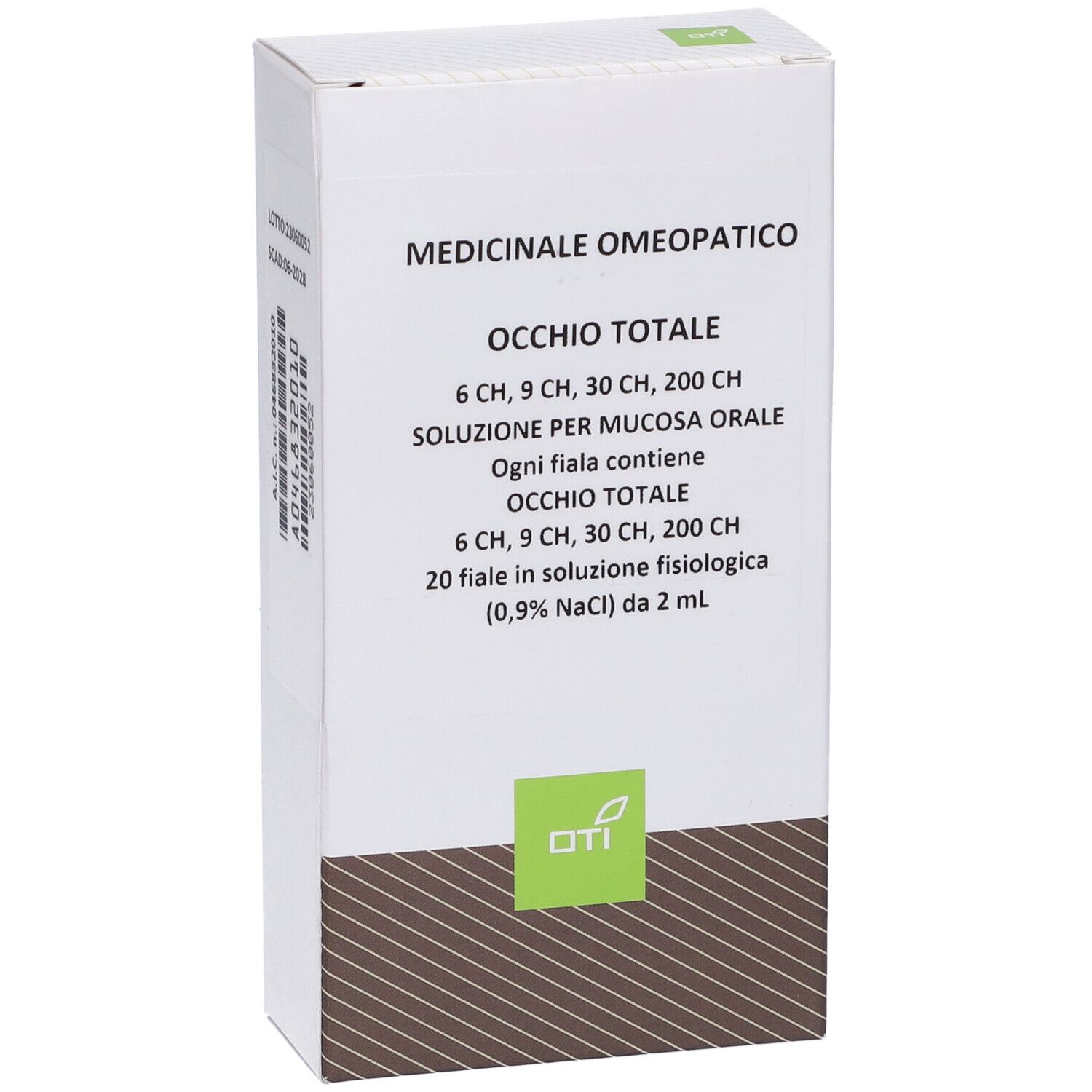 Occhio Totale 6Ch,9Ch,30Ch,200Ch (Scalare Progressivo) 20 Fiale 2 Ml Soluzione Fisiologica Per Mucosa Orale