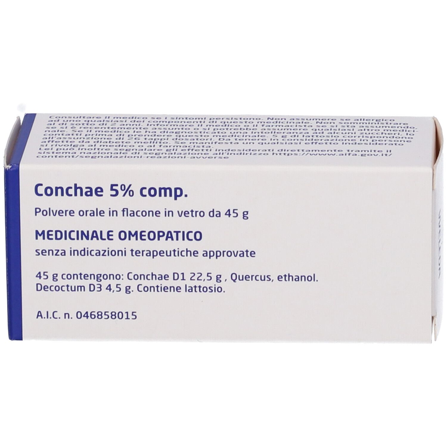Conchae 5% Comp Polvere Orale Flacone 45 G