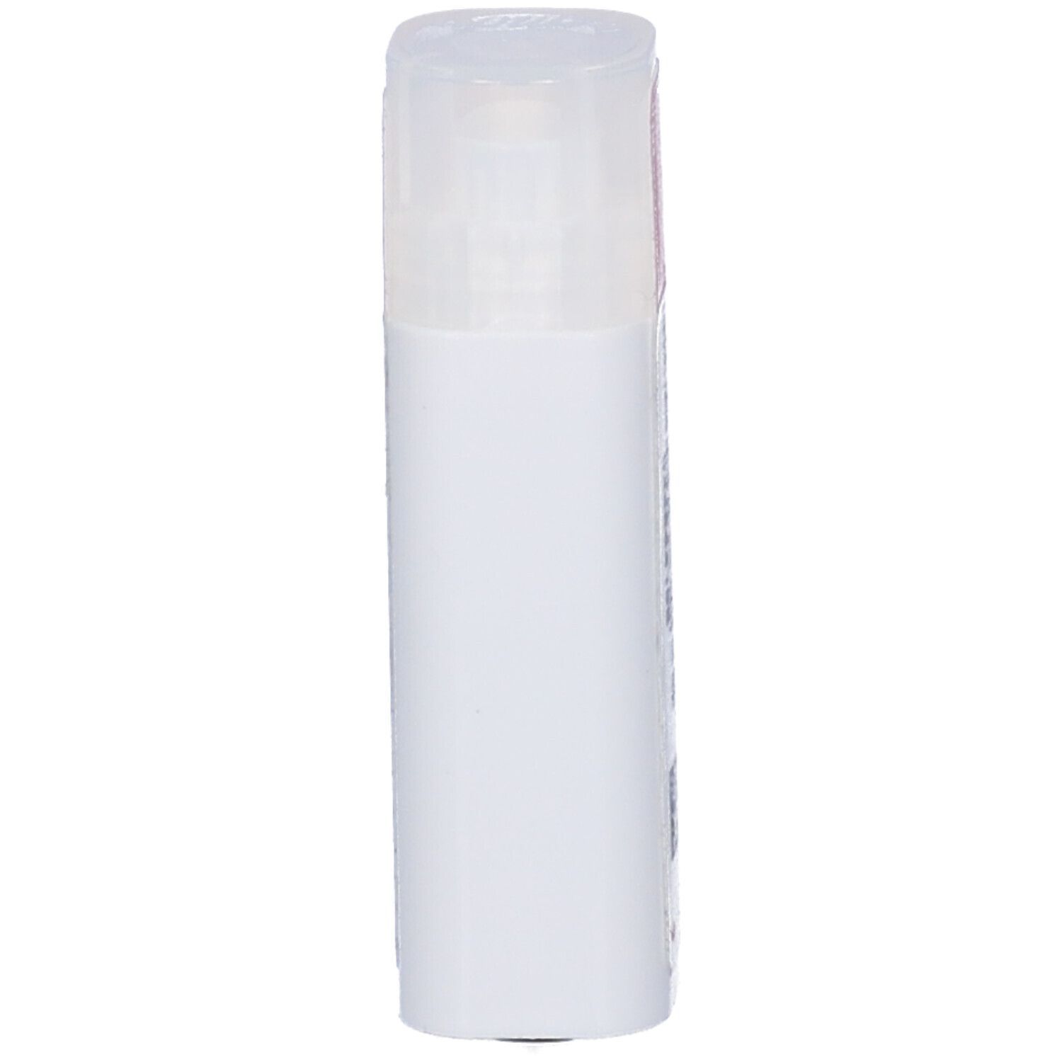 Contenitore cilindrico con coperchio trasparente. Corpo del contenitore bianco. Nessun altro dettaglio visibile.