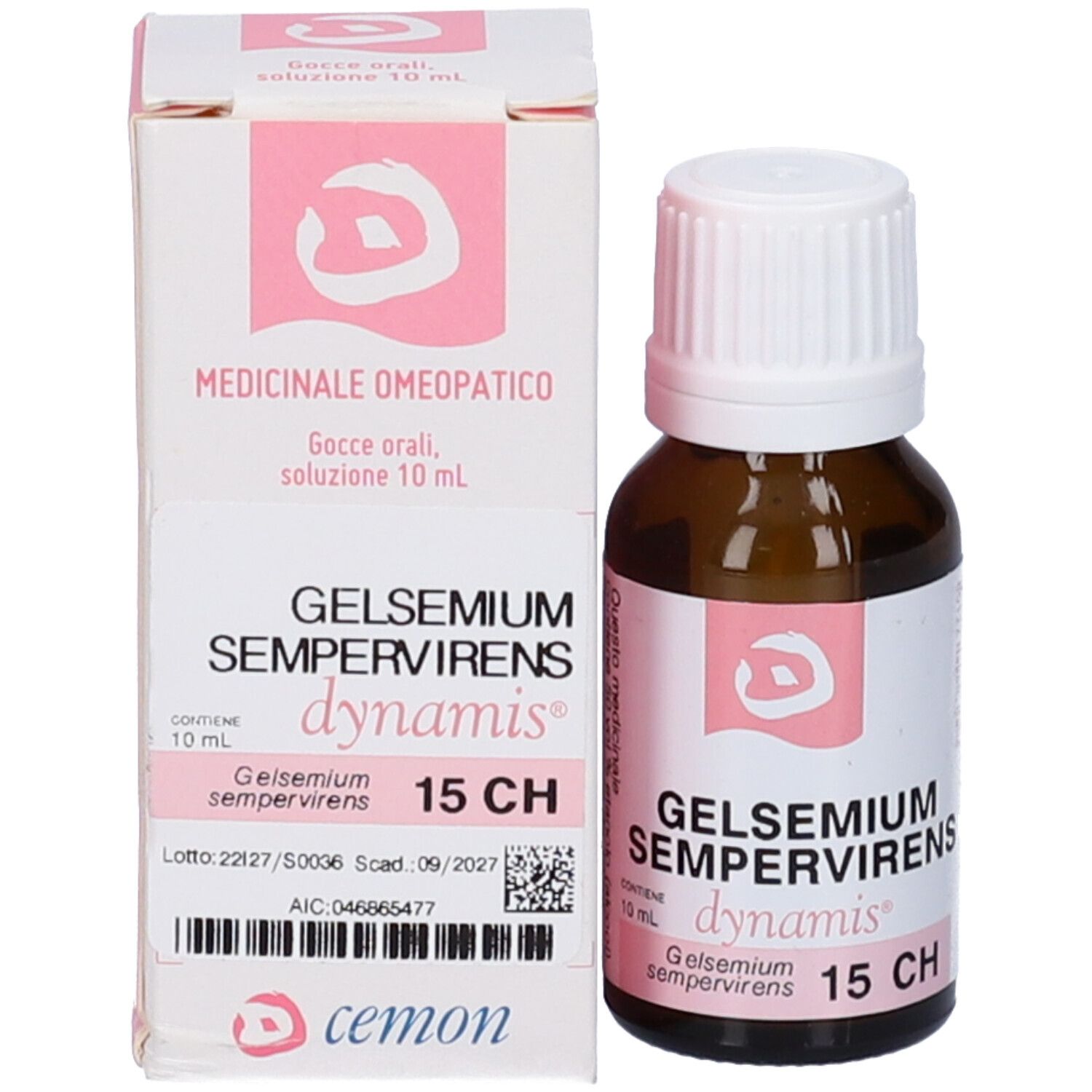 CEMON Gelsemium Sempervirens Dynamis Orale Gtt 15 Ch 10 Ml