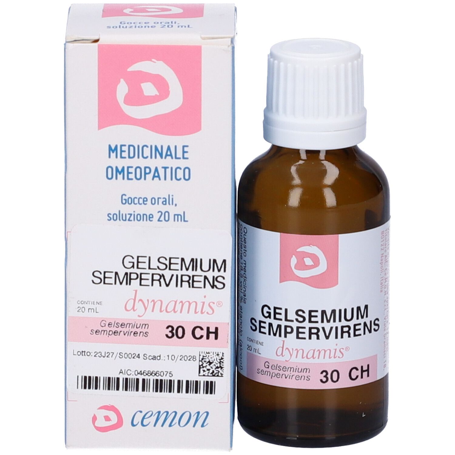 CEMON Gelsemium Sempervirens Dynamis Orale Gtt 30 Ch 20 Ml